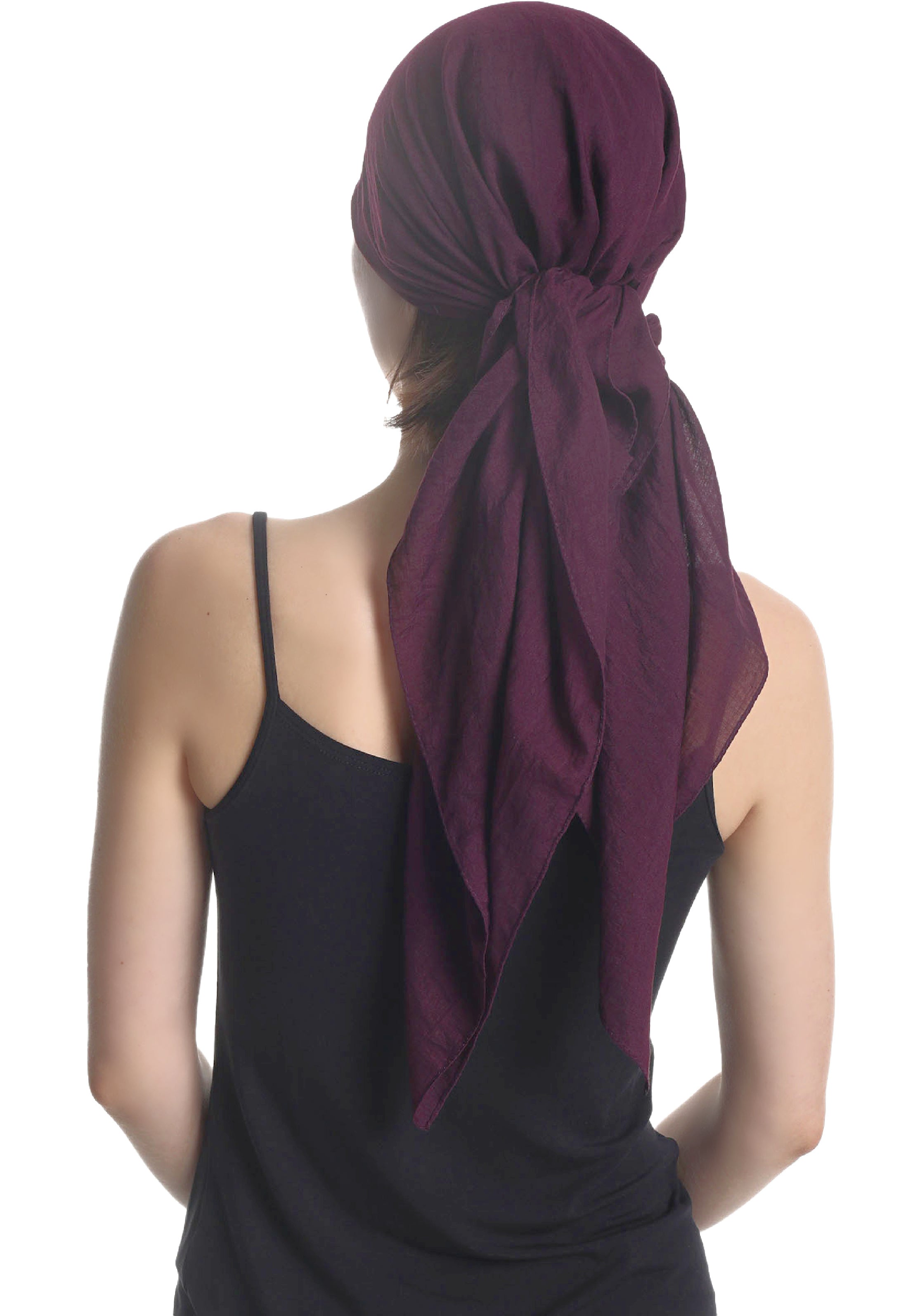 SQUARE HEAD SCARF, Large Viscose Head Scarves