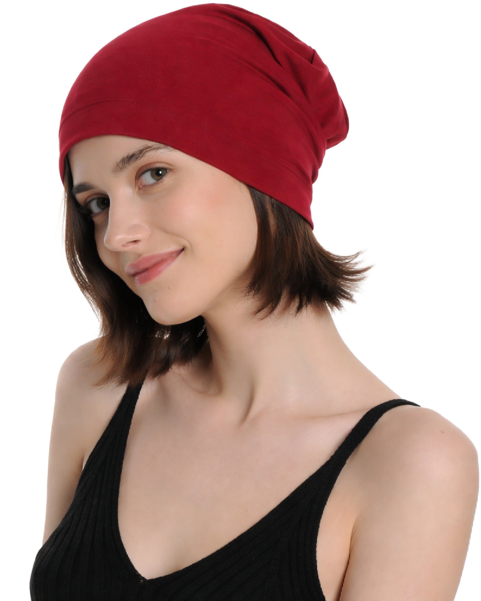 BAMBOO UNISEX BEANIE - Sleep Cap for Hair Loss
