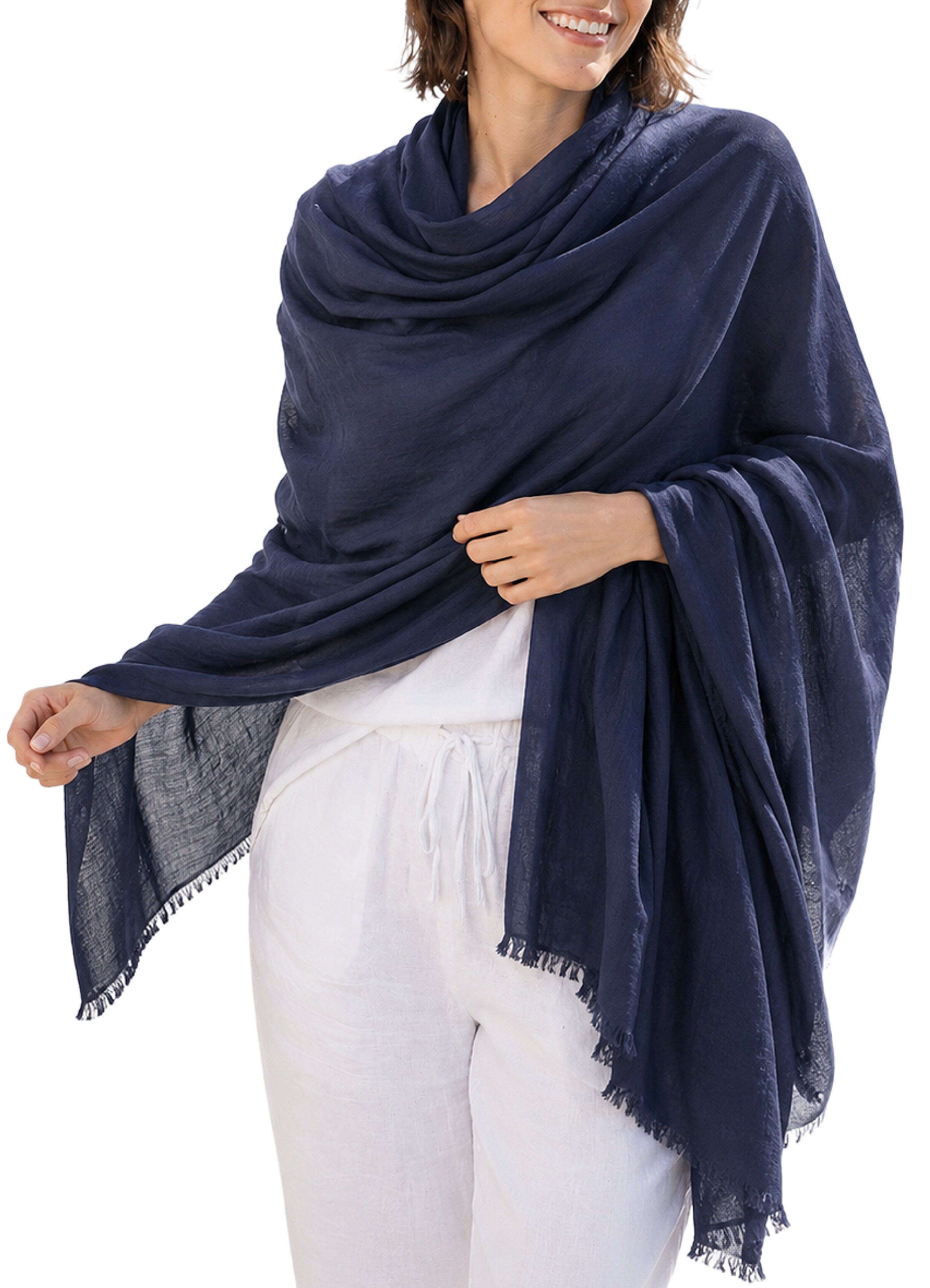 LONG GENTLY SCARF for Hair Loss & Sensitive Scalp
