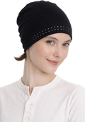 Bamboo Chemo Cap - Essential Jeweled Sleep Cap for Hair Loss