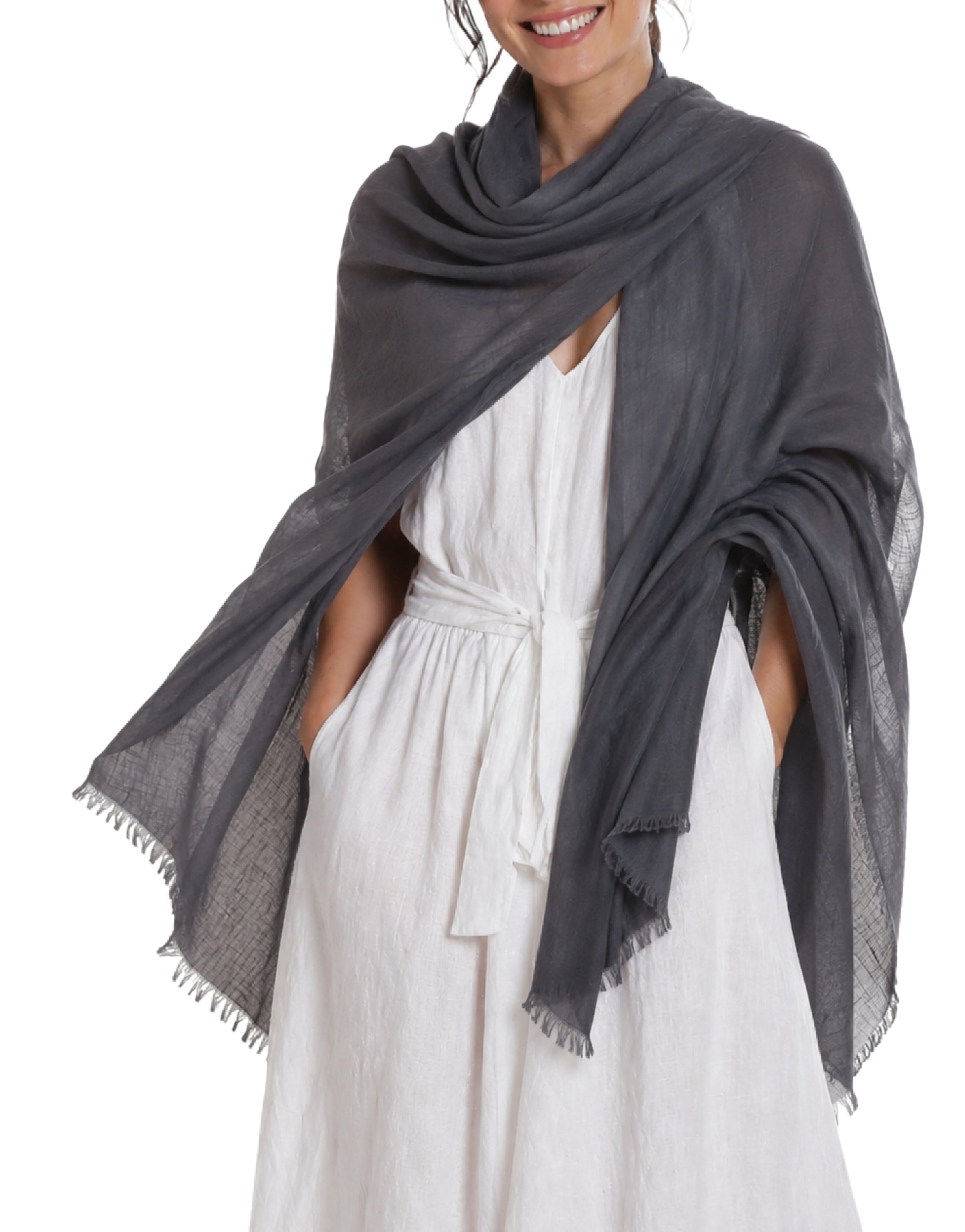 LONG GENTLY SCARF for Hair Loss & Sensitive Scalp