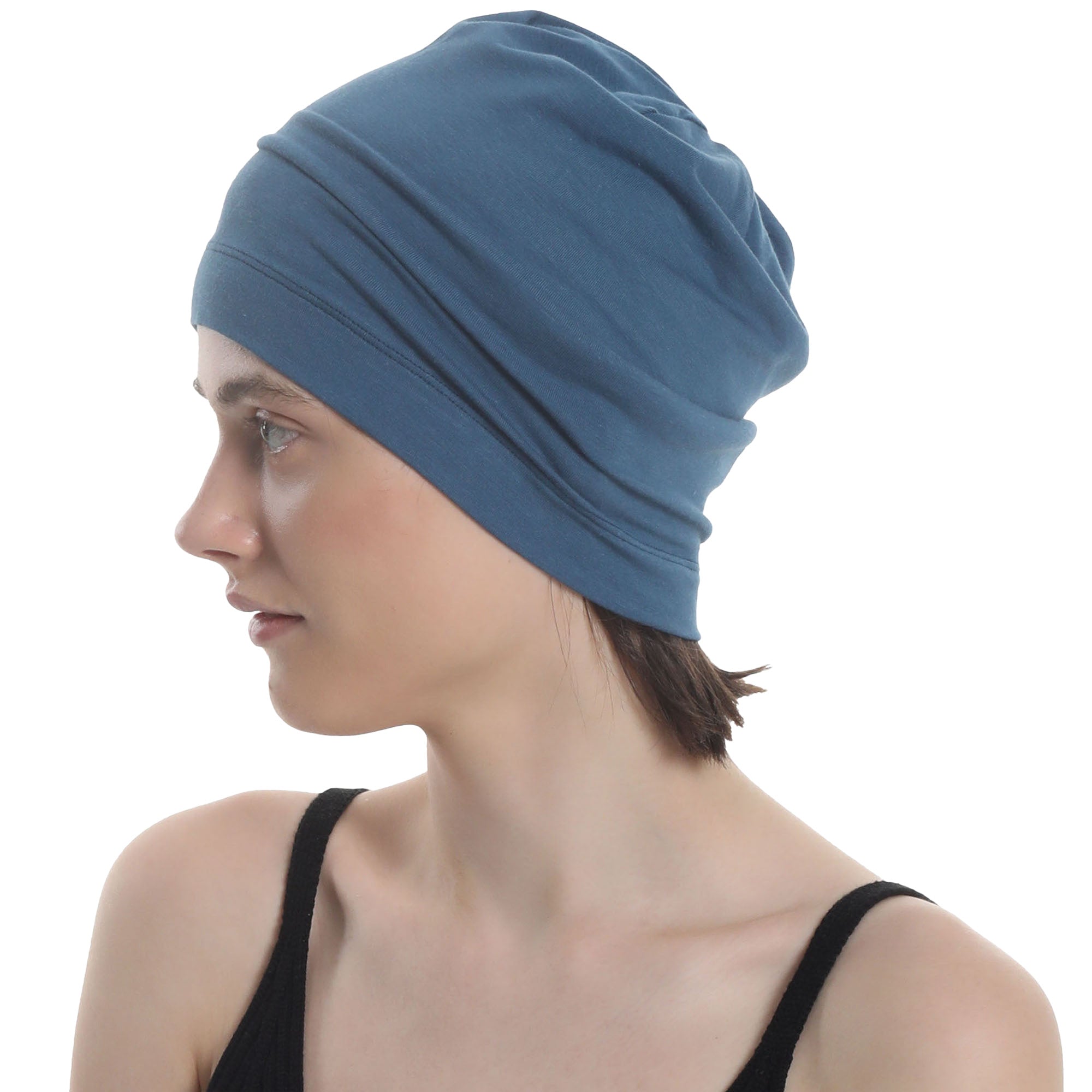 UNISEX BAMBOO BEANIE Sleep Cap, Indoors and Outdoors