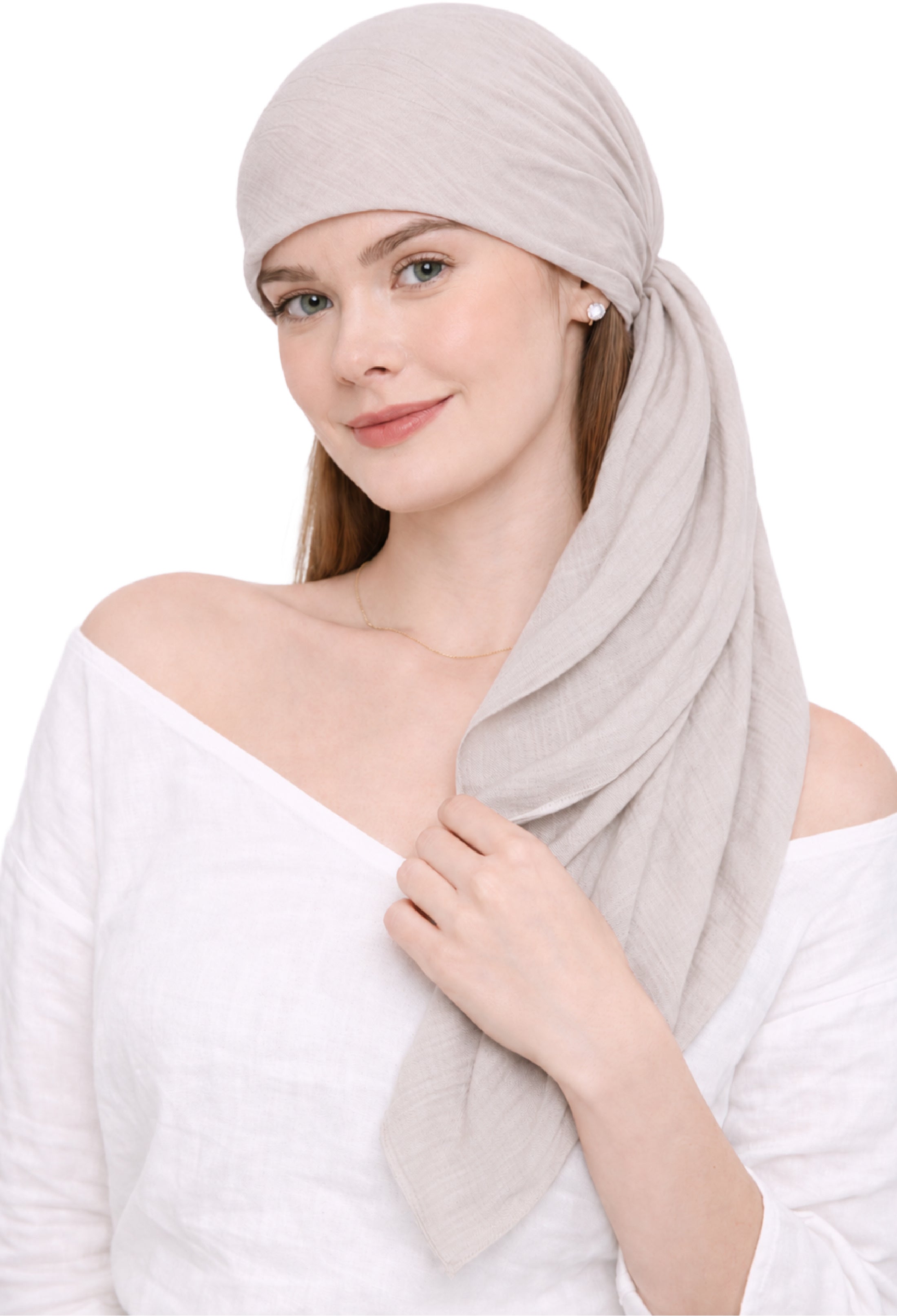 SOFT VISCOSE SQUARE HEAD SCARF for Hair Loss