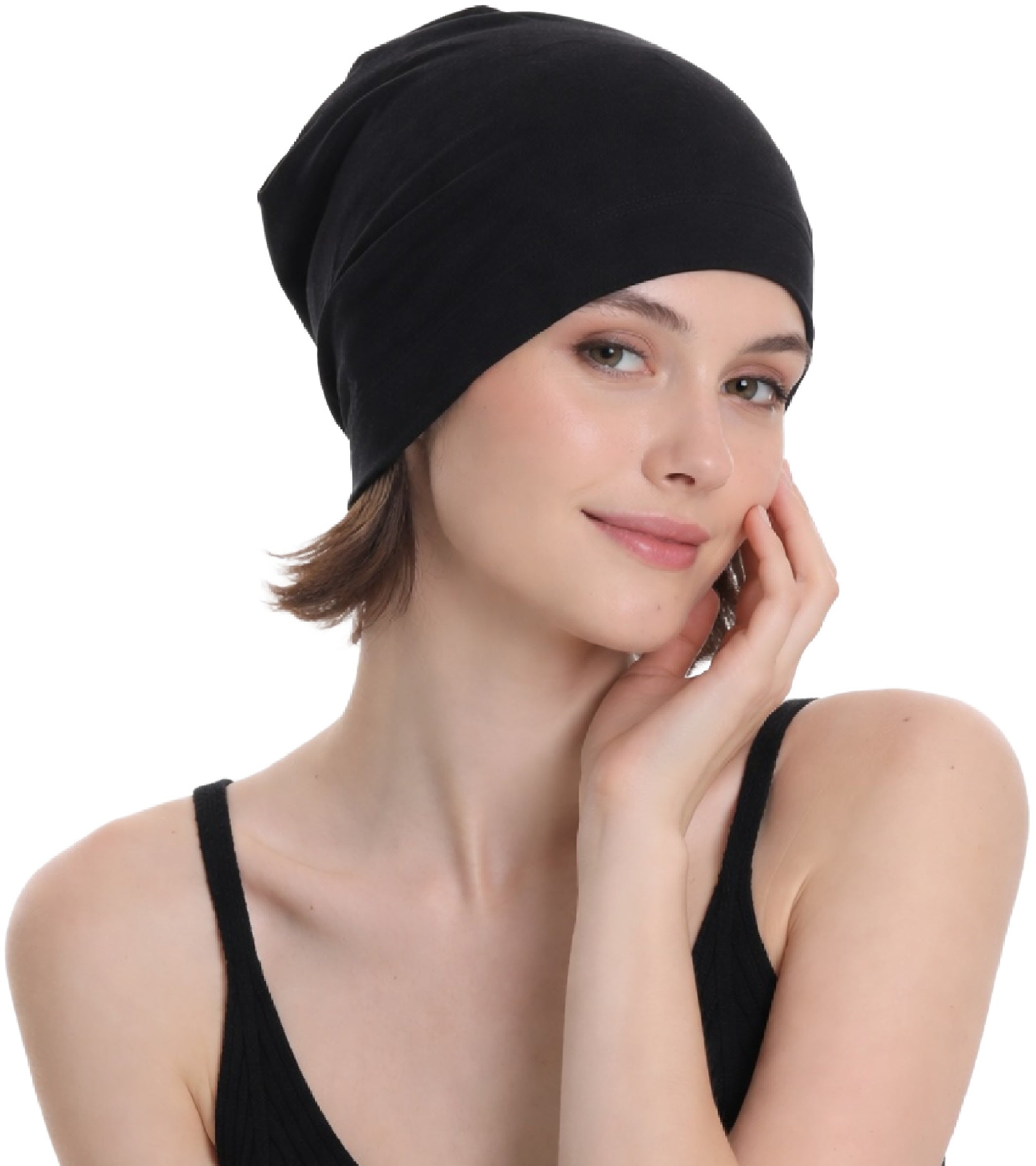BAMBOO UNISEX BEANIE - Sleep Cap for Hair Loss