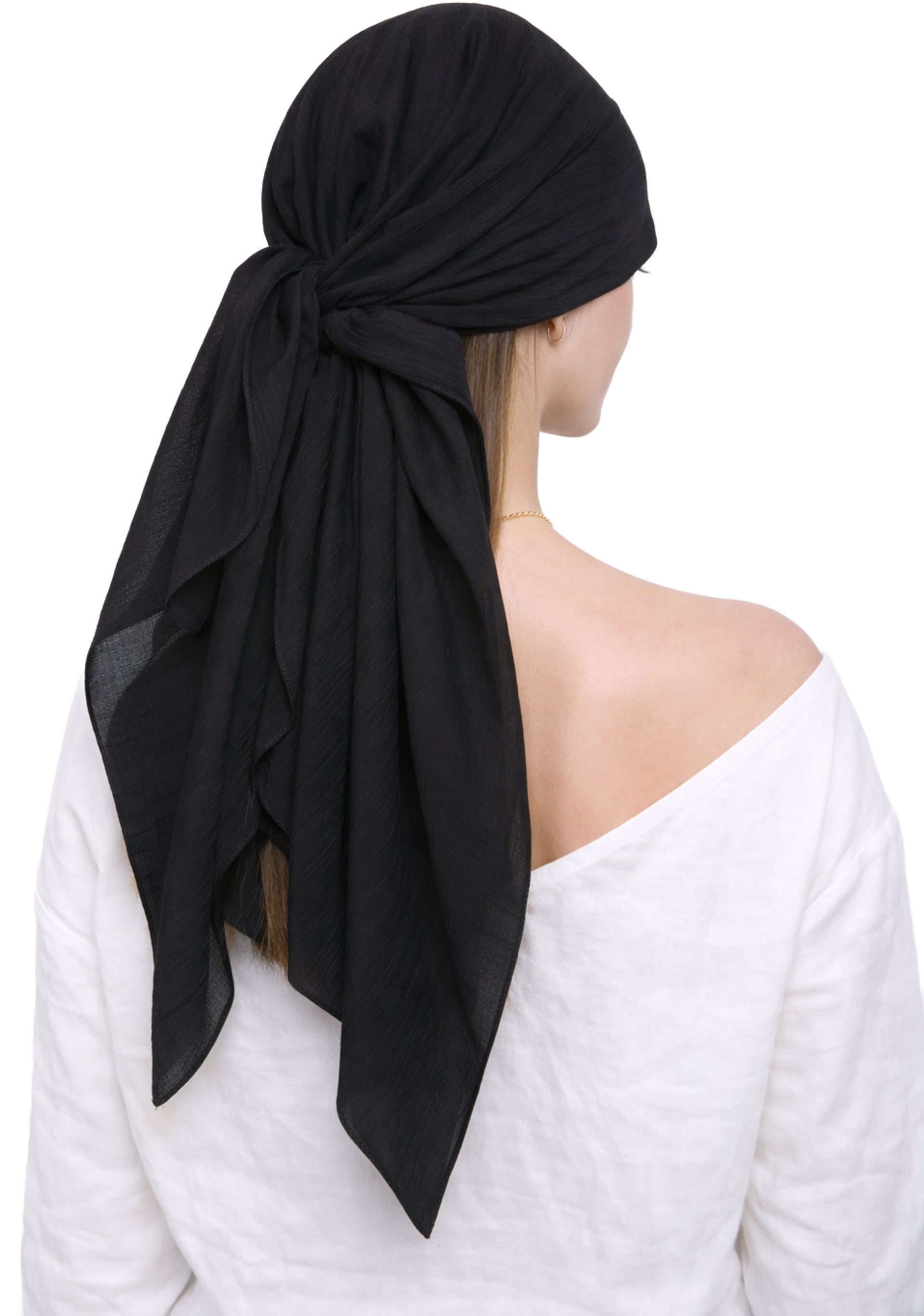 SOFT VISCOSE SQUARE HEAD SCARF for Hair Loss