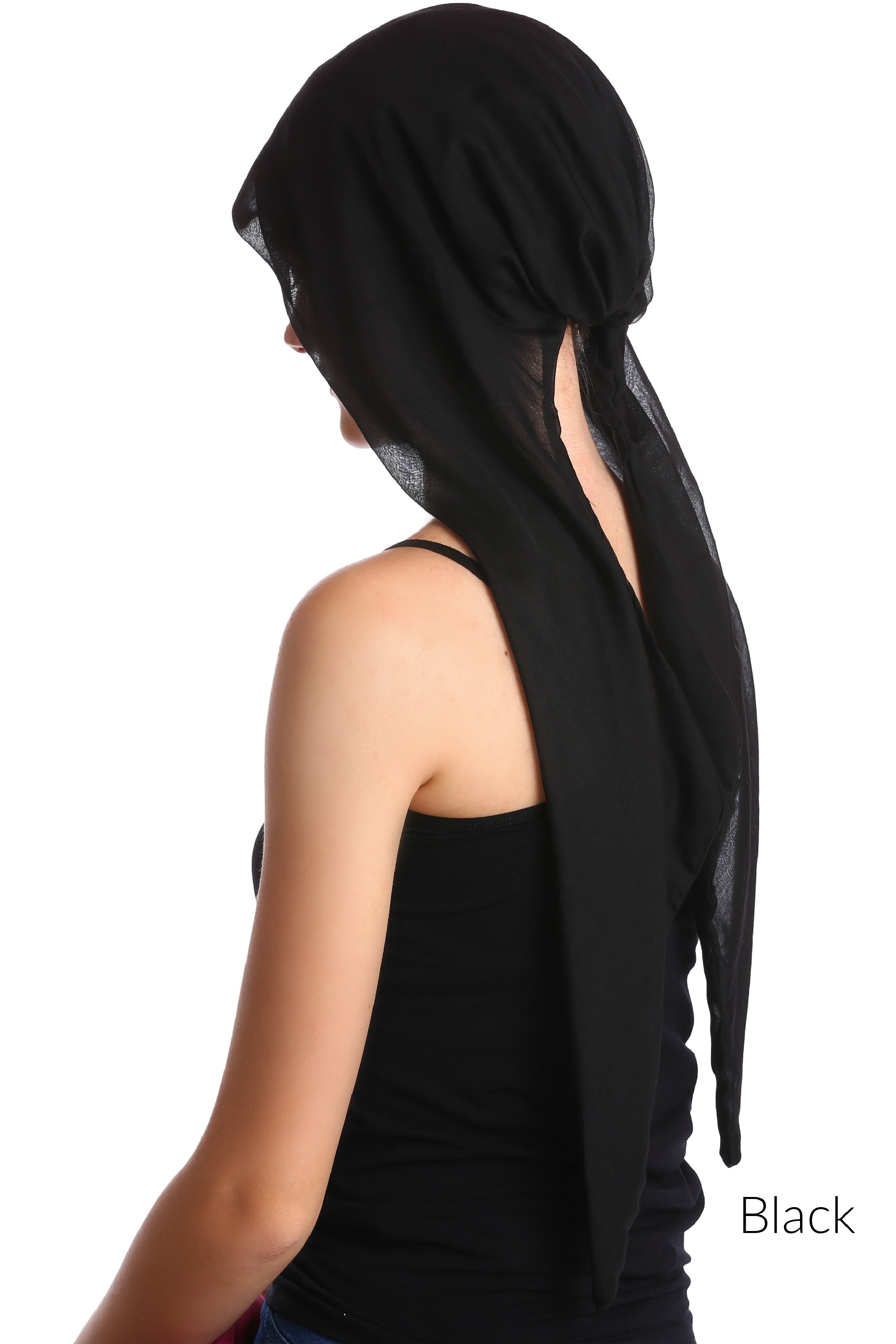 EASY TIE pre-sew COTTON HEAD SCARF for Hair Loss