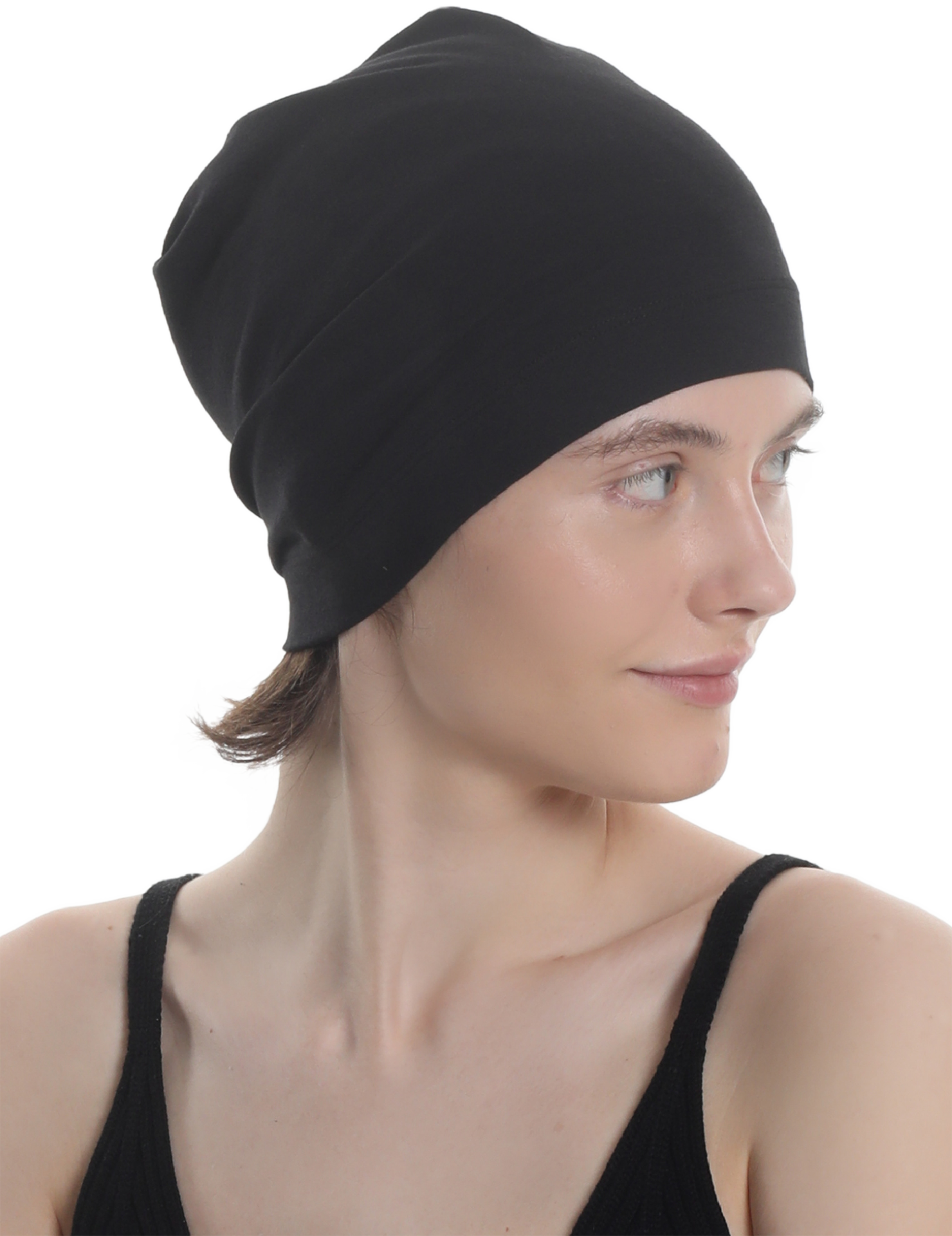 UNISEX BAMBOO BEANIE Sleep Cap, Indoors and Outdoors