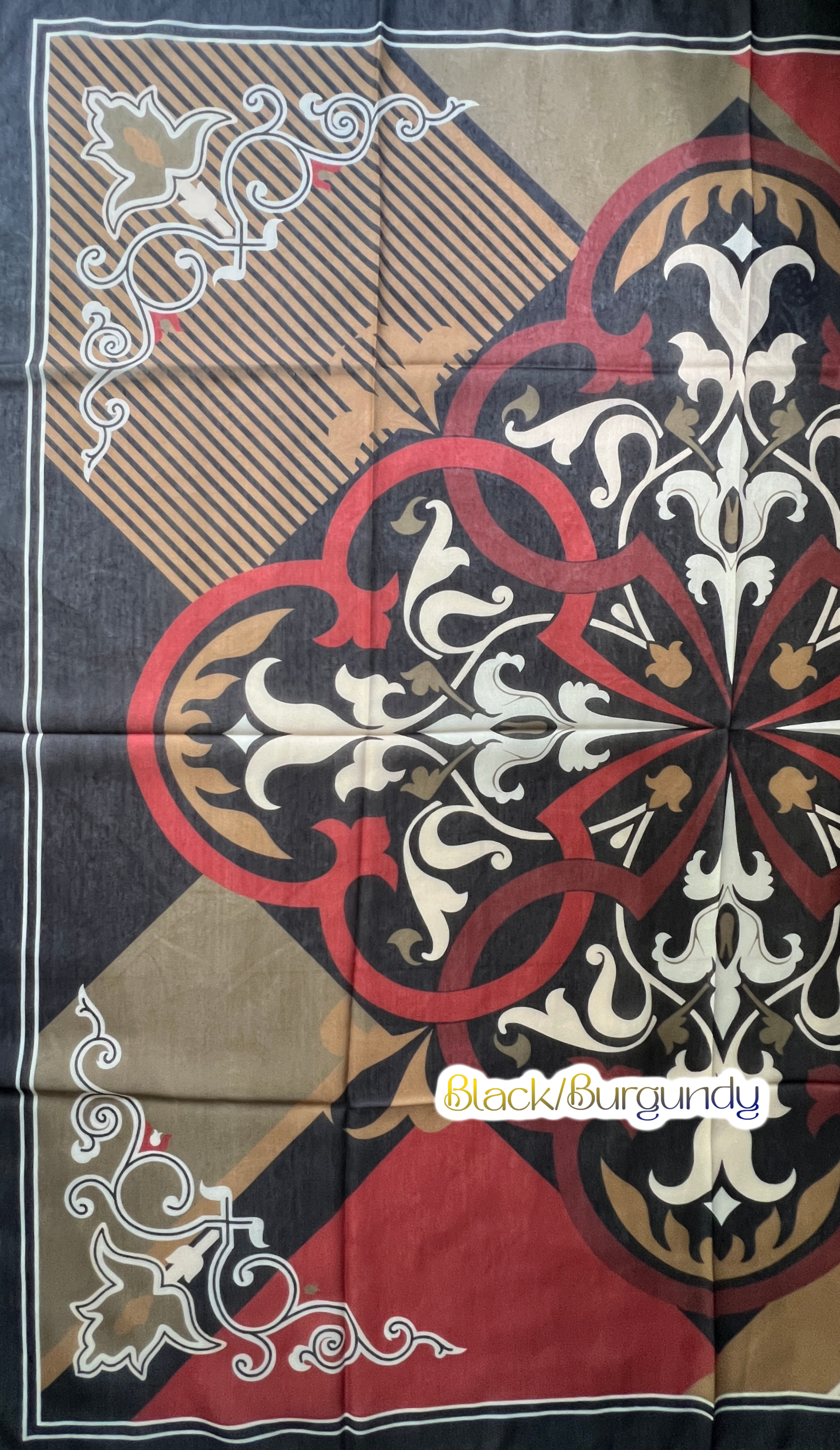 DIGITAL PRINT SCARF for Hair Loss