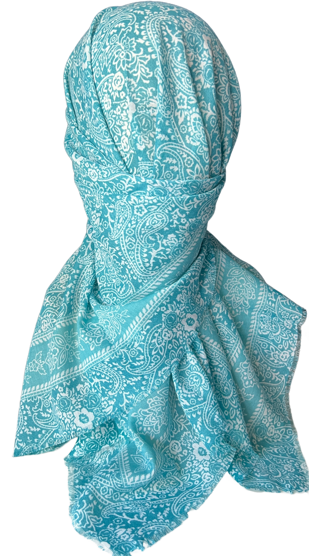 Cotton Chemo Scarf - Everyday Square Head Scarf for Hair Loss