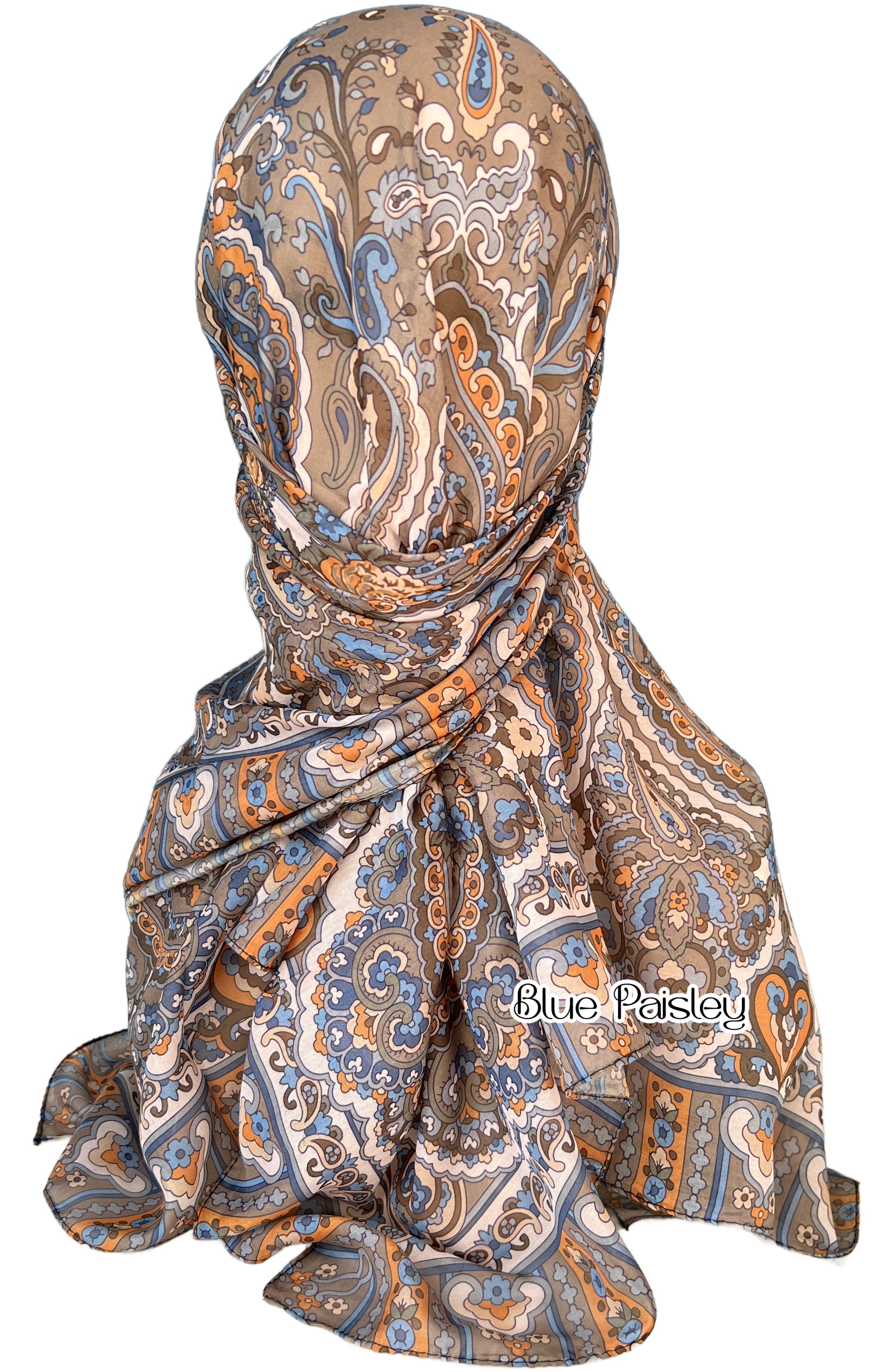 DIGITAL PRINT SCARF for Hair Loss