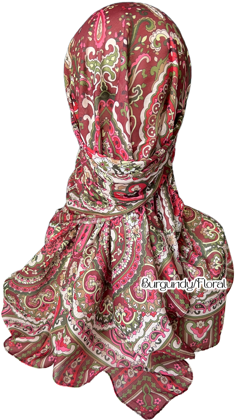 DIGITAL PRINT SCARF for Hair Loss