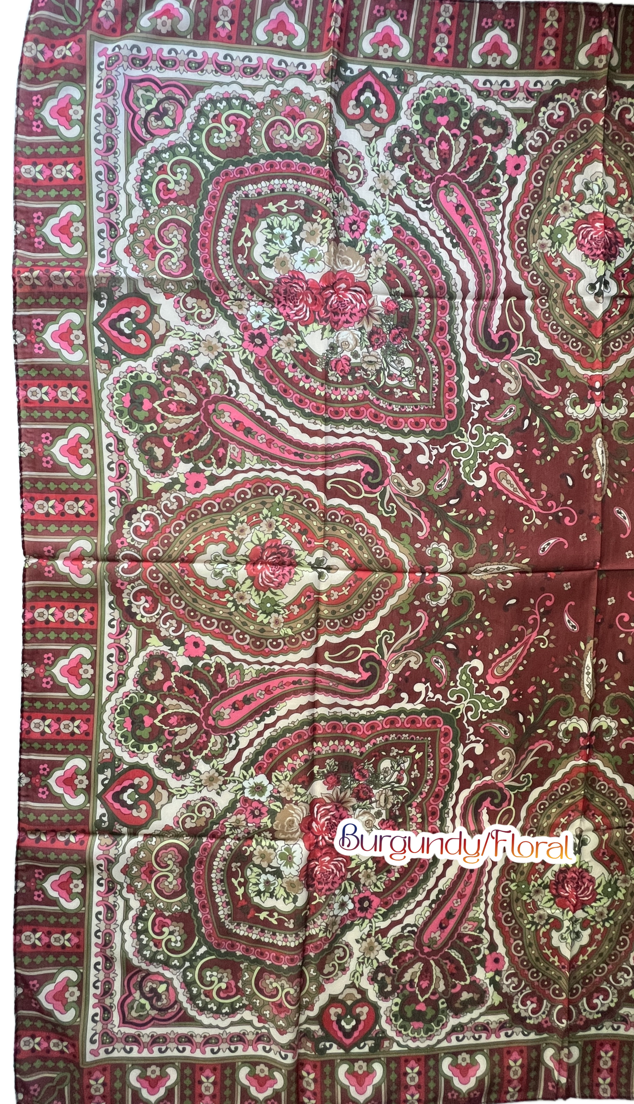 DIGITAL PRINT SCARF for Hair Loss