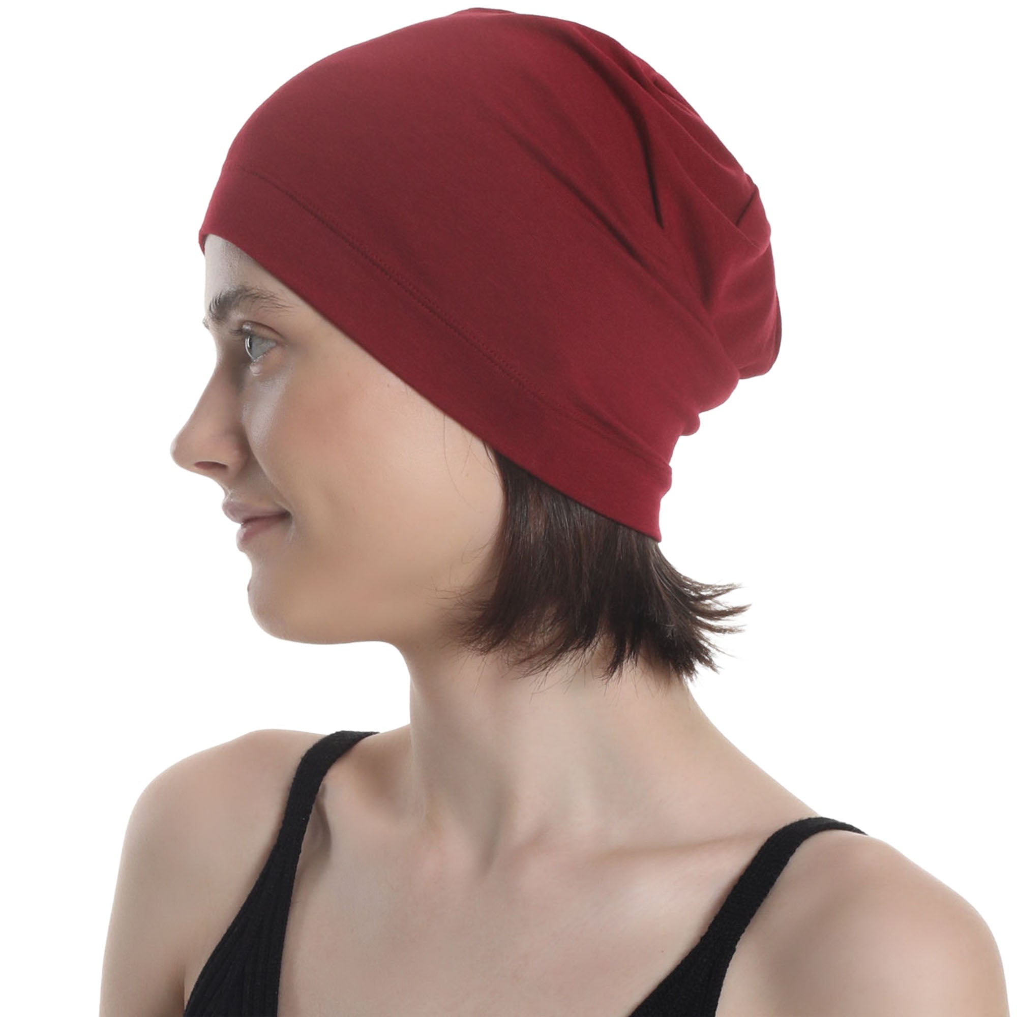 UNISEX BAMBOO BEANIE Sleep Cap, Indoors and Outdoors