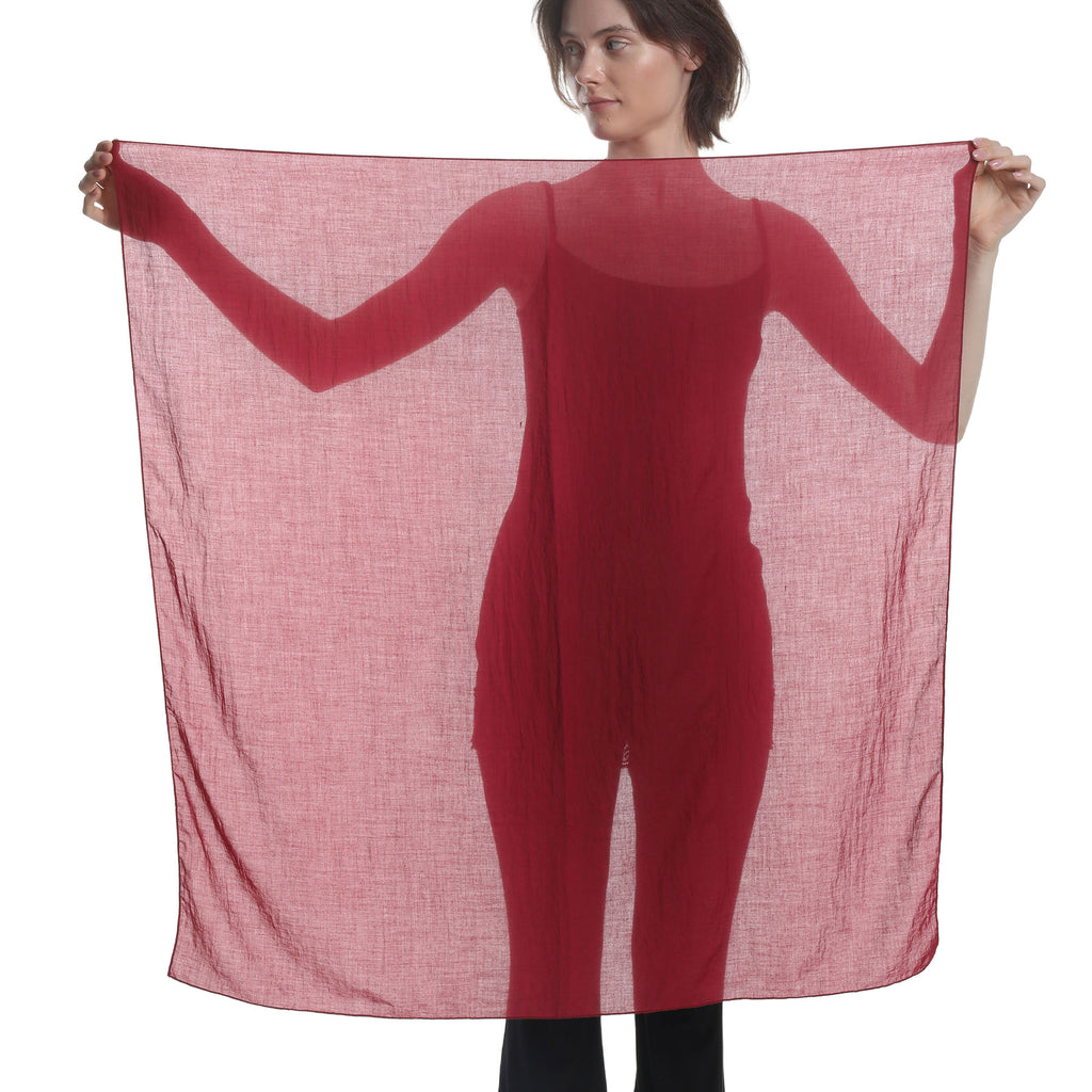 SQUARE HEAD SCARF, Large Viscose Head Scarves