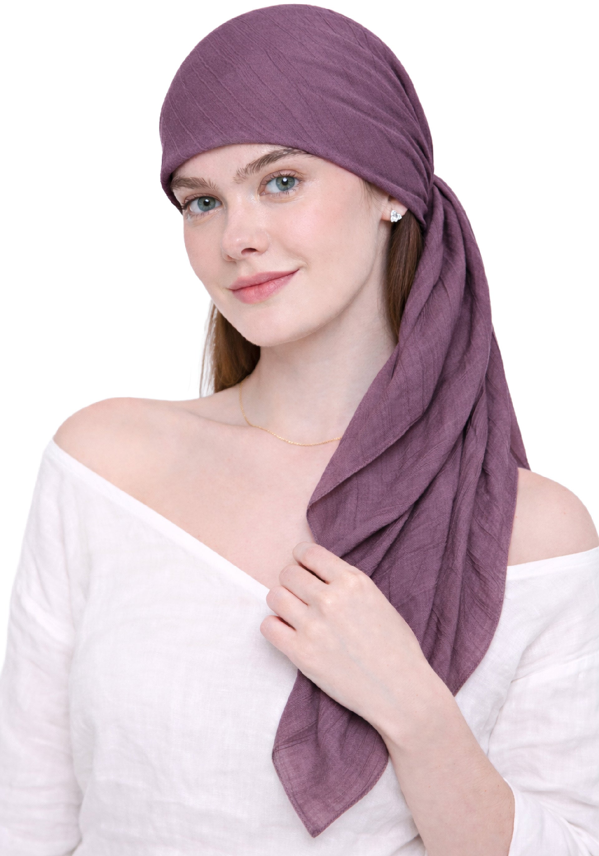 SOFT VISCOSE SQUARE HEAD SCARF for Hair Loss