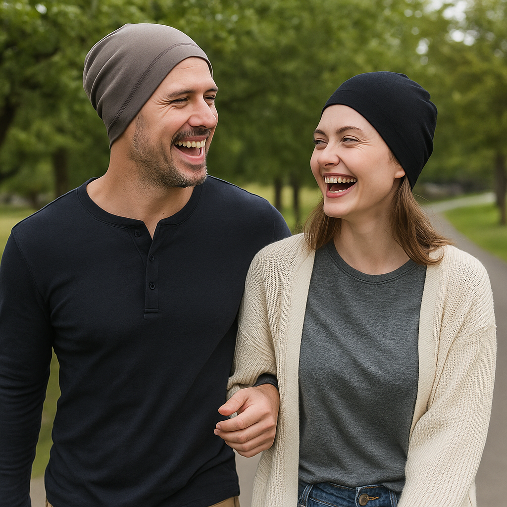 UNISEX BAMBOO BEANIE Sleep Cap, Indoors and Outdoors