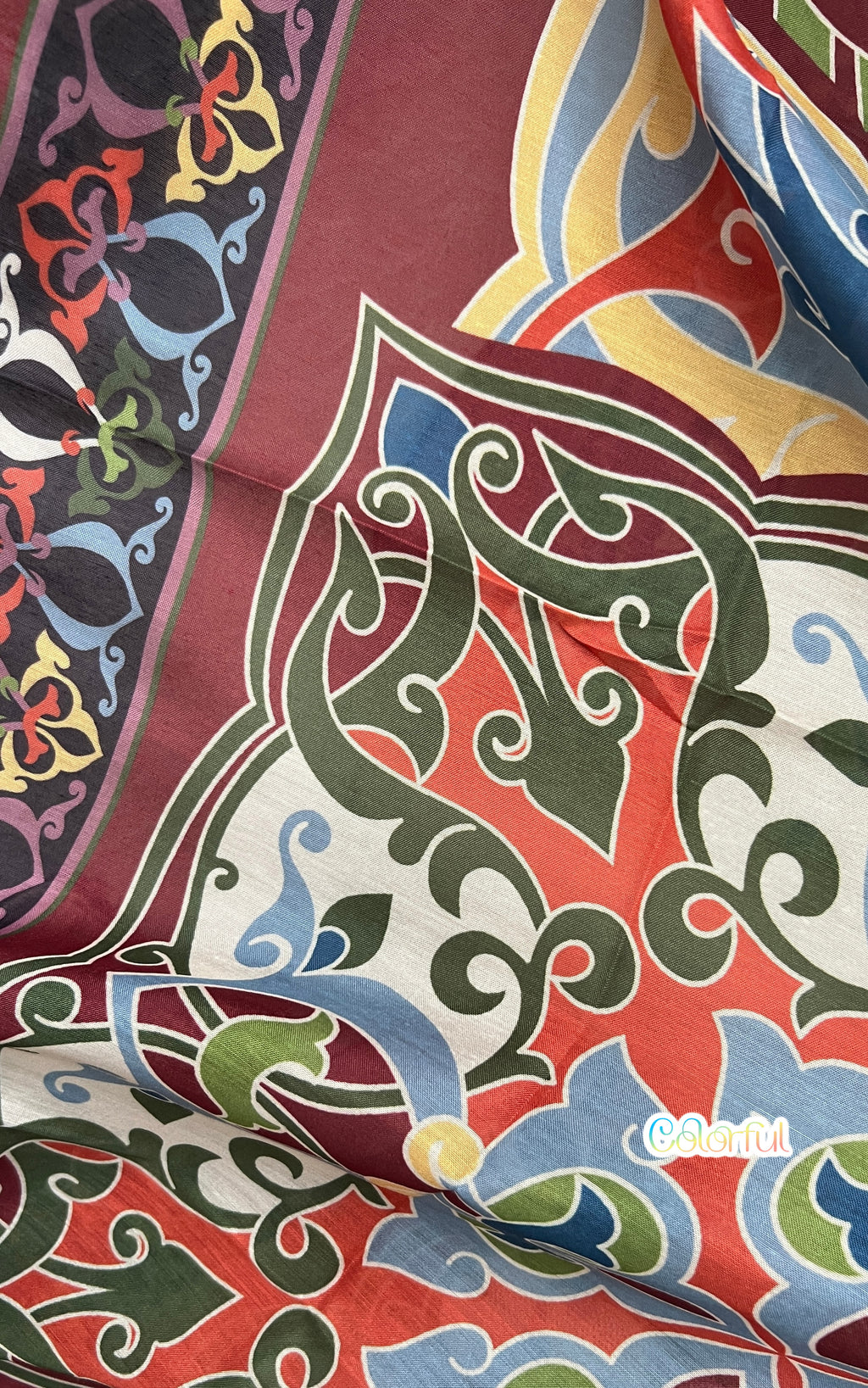 DIGITAL PRINT SCARF for Hair Loss