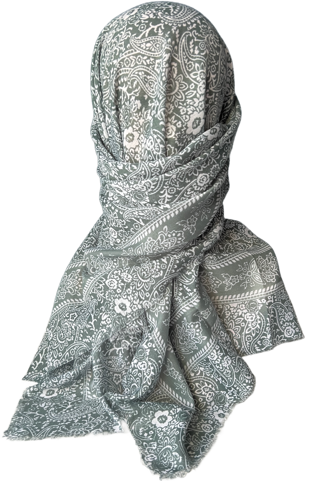 Cotton Chemo Scarf - Everyday Square Head Scarf for Hair Loss
