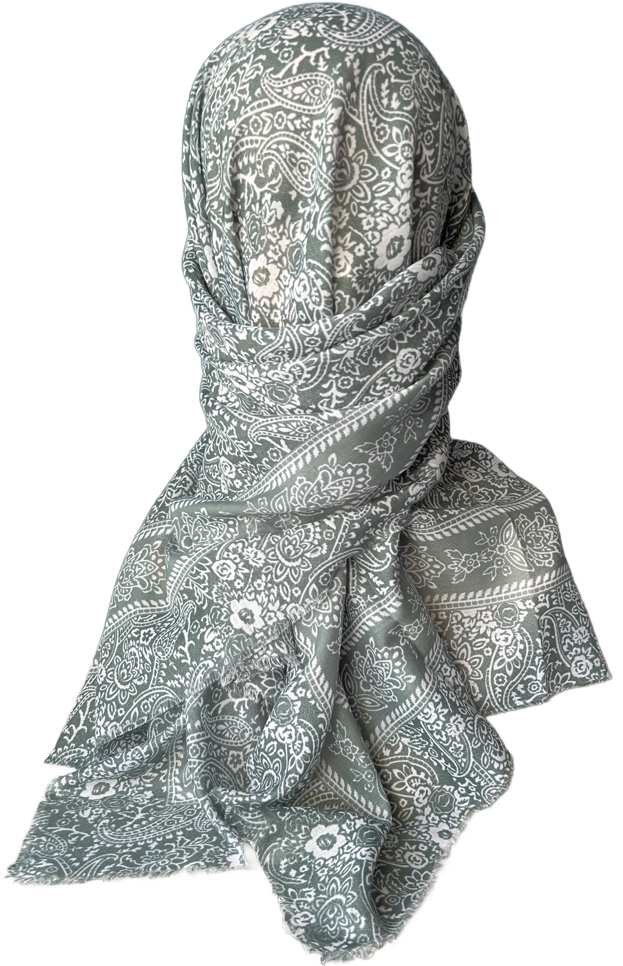 Cotton Chemo Scarf - Everyday Square Head Scarf for Hair Loss