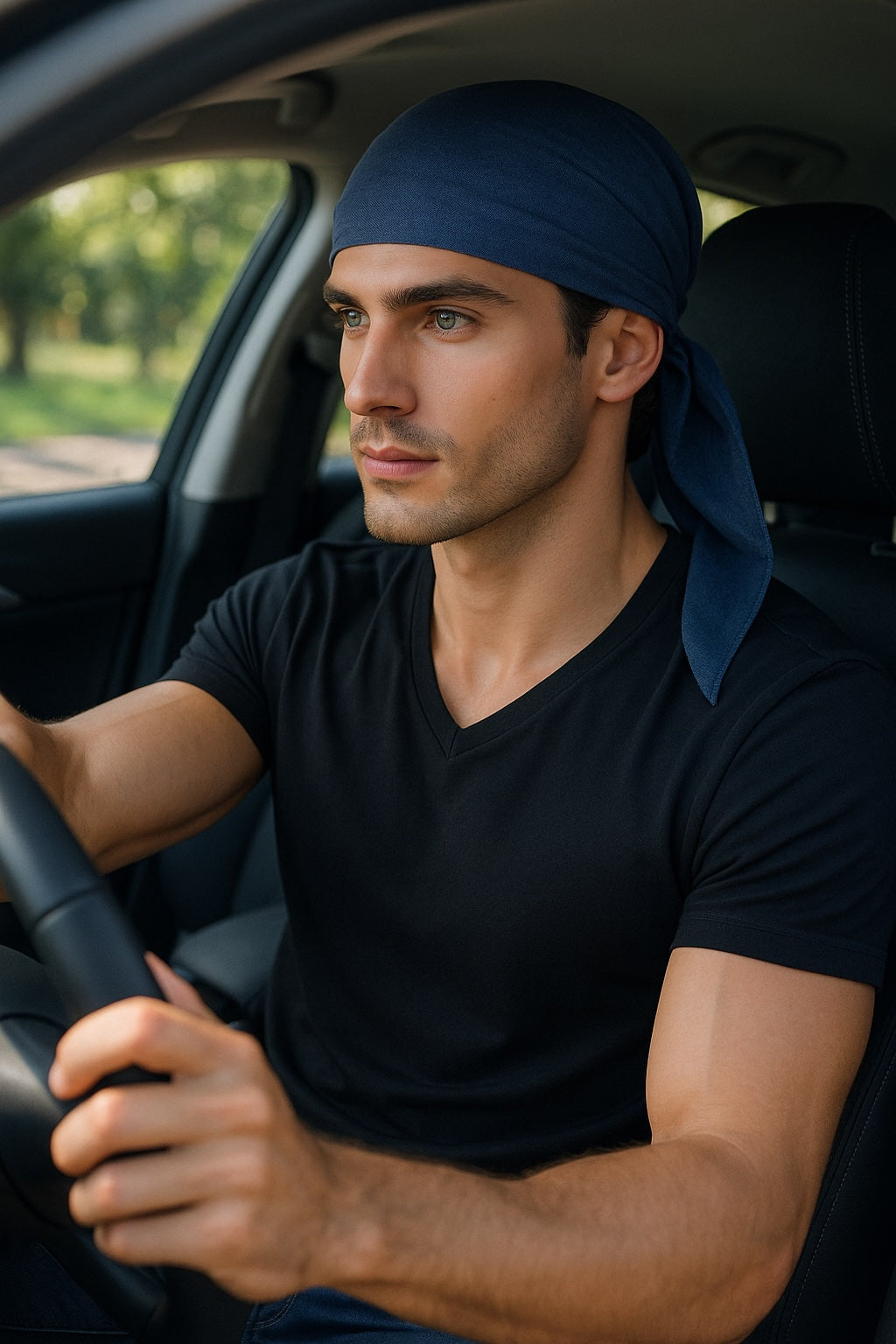 BAMBOO PRE TIED HEADWEAR - Unisex Elasticated with Ties