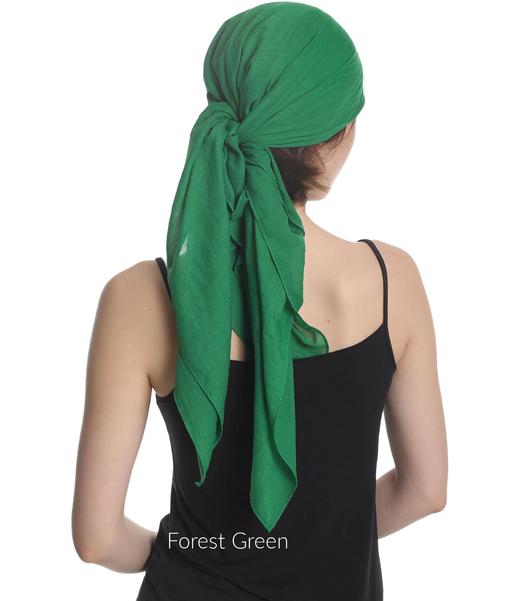 SOLID SQUARE HEAD SCARF for Hair Loss