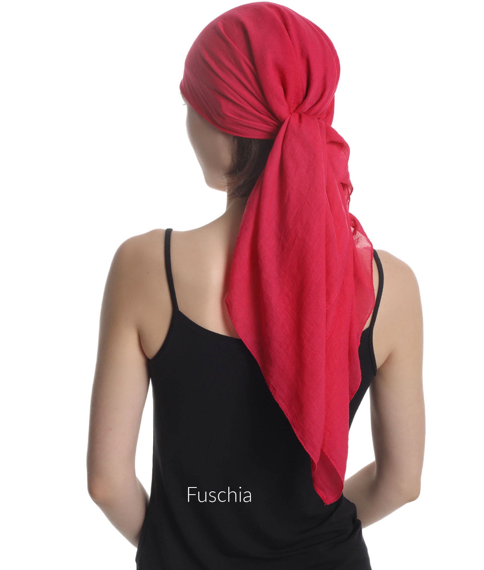 SOLID SQUARE HEAD SCARF for Hair Loss