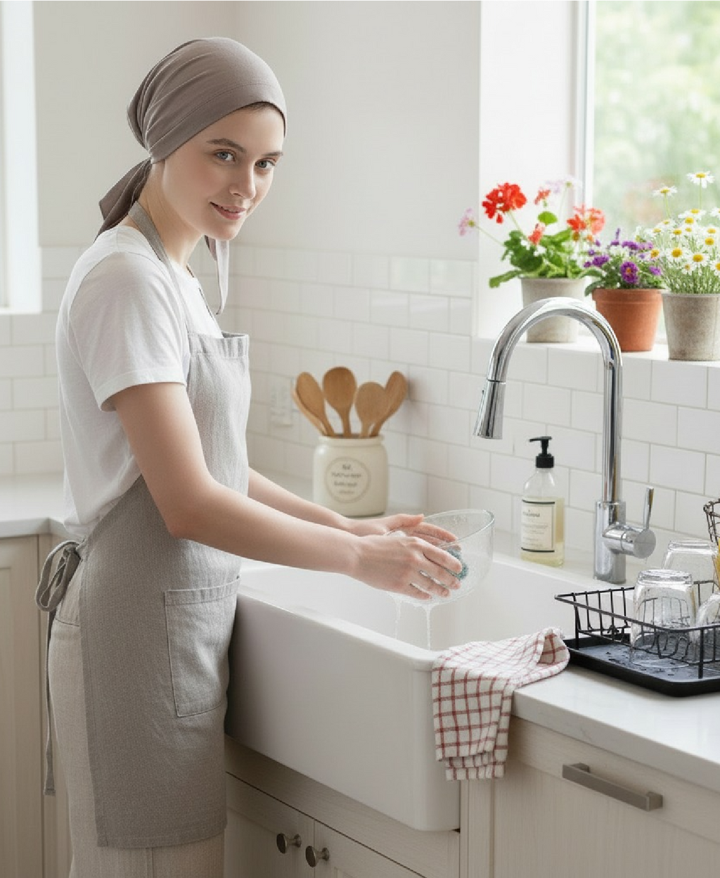 BAMBOO PRE TIED HEADWEAR - Unisex Elasticated with Ties
