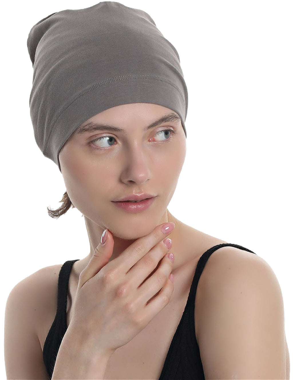 UNISEX BAMBOO BEANIE Sleep Cap, Indoors and Outdoors