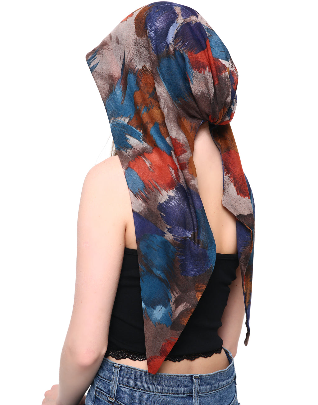 EASY TIE pre-sew COTTON HEAD SCARF for Hair Loss