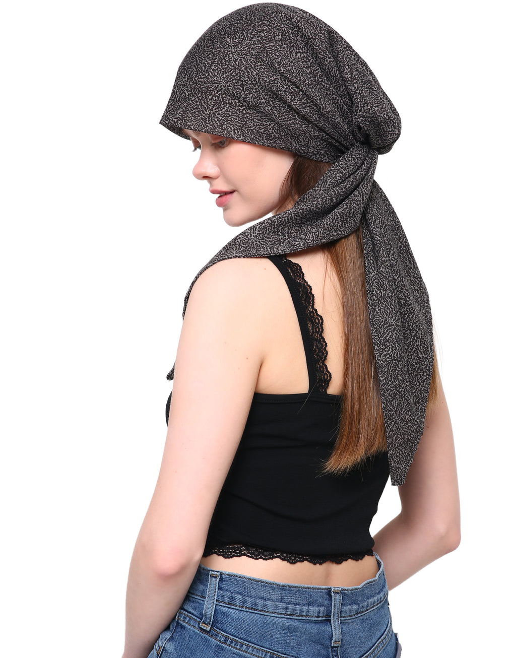 EASY TIE pre-sew COTTON HEAD SCARF for Hair Loss