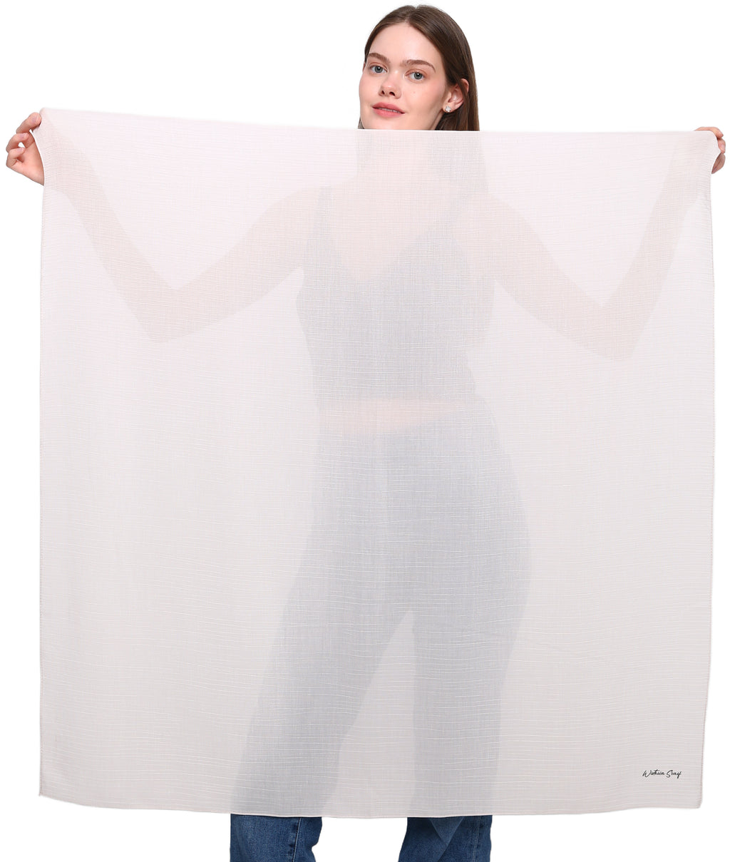 WOOD EFFECT SQUARE HEAD SCARF for Hair Loss