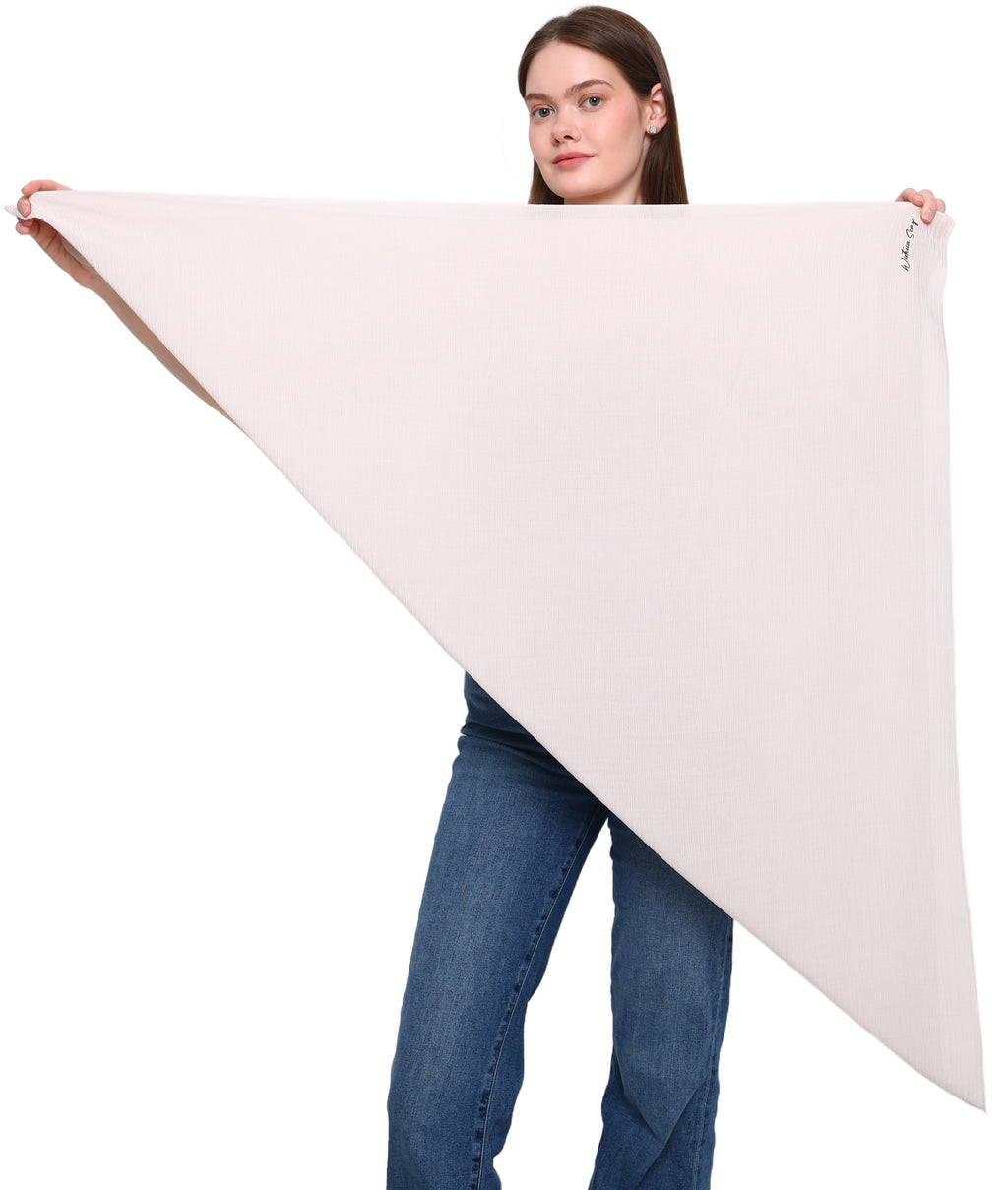 WOOD EFFECT SQUARE HEAD SCARF for Hair Loss