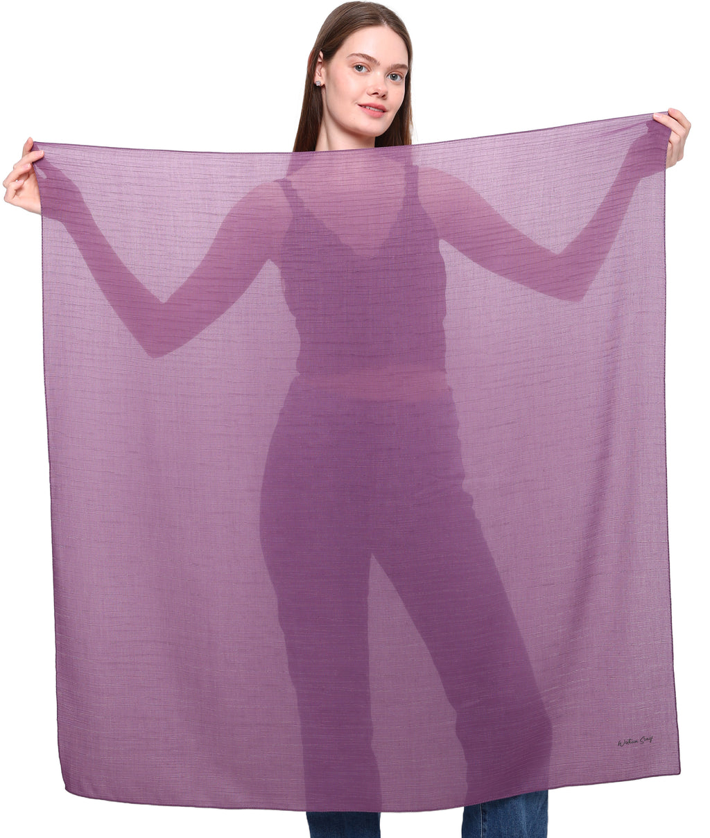 WOOD EFFECT SQUARE HEAD SCARF for Hair Loss