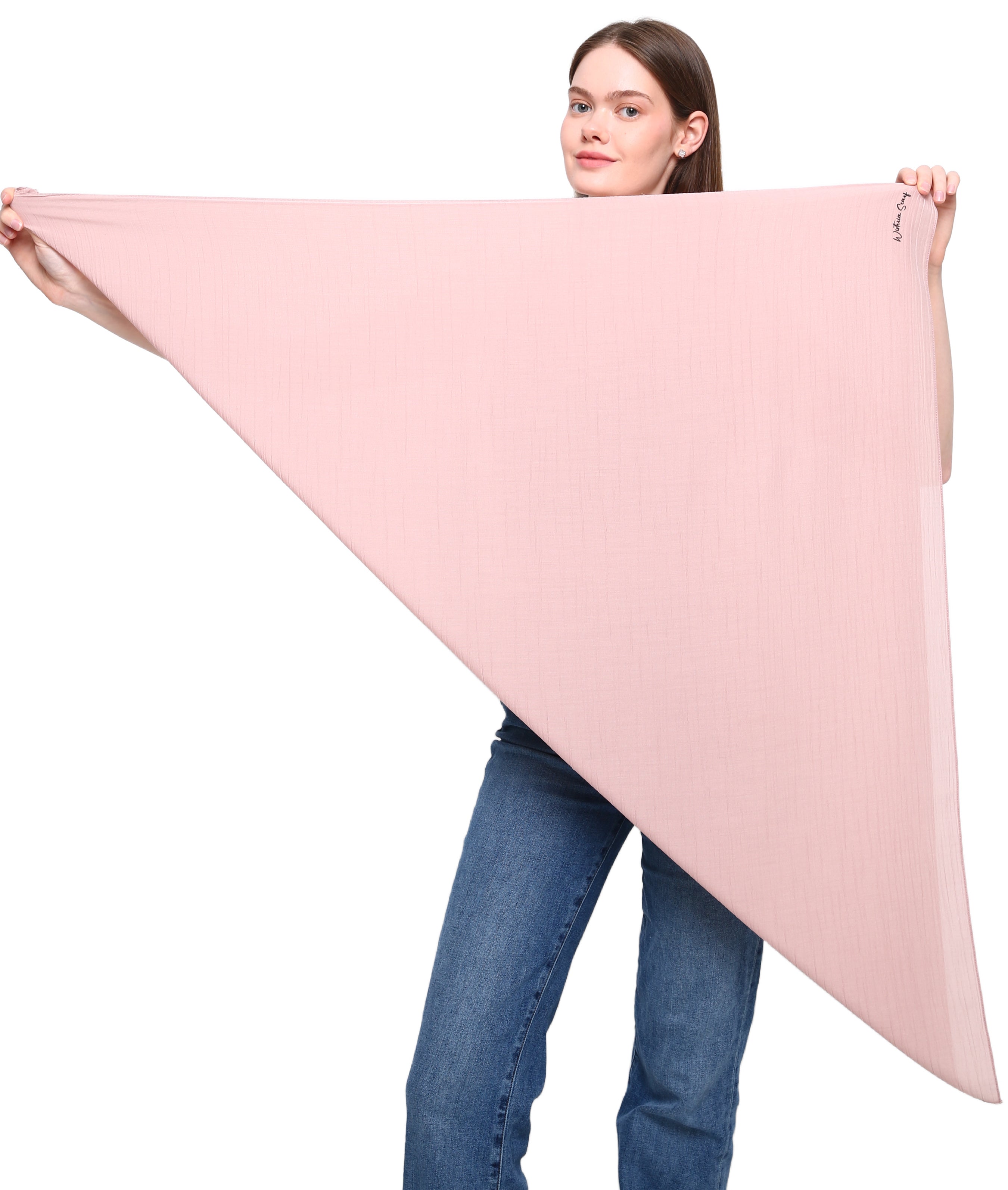 WOOD EFFECT SQUARE HEAD SCARF for Hair Loss