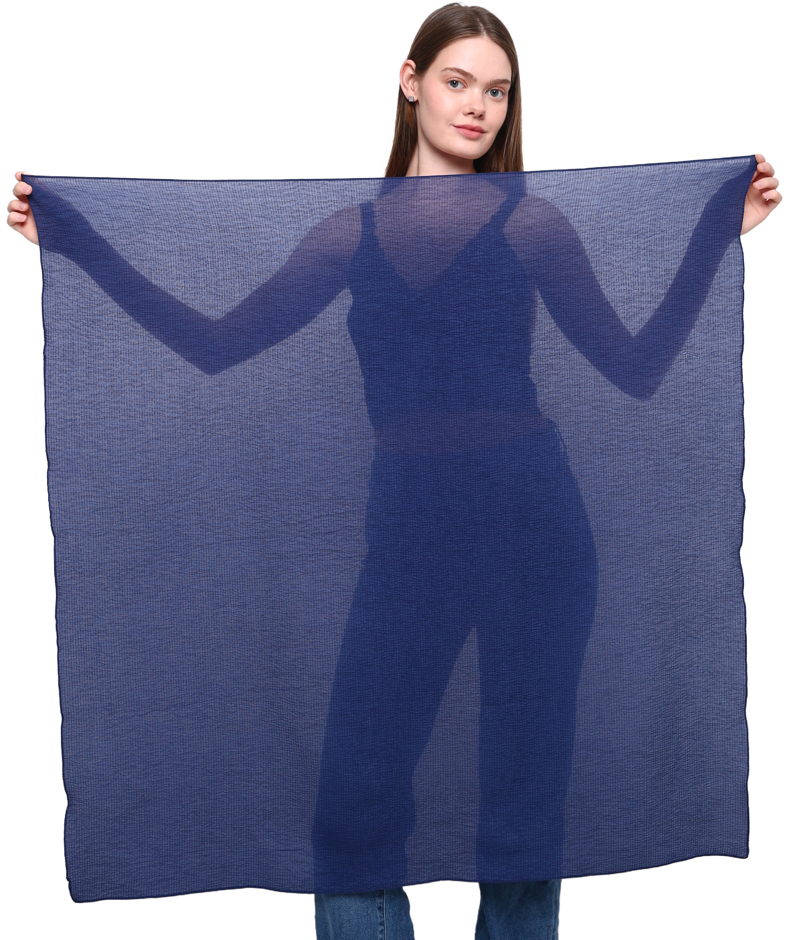 PRE-SHRUNK SQUARE HEAD SCARF for Hair Loss