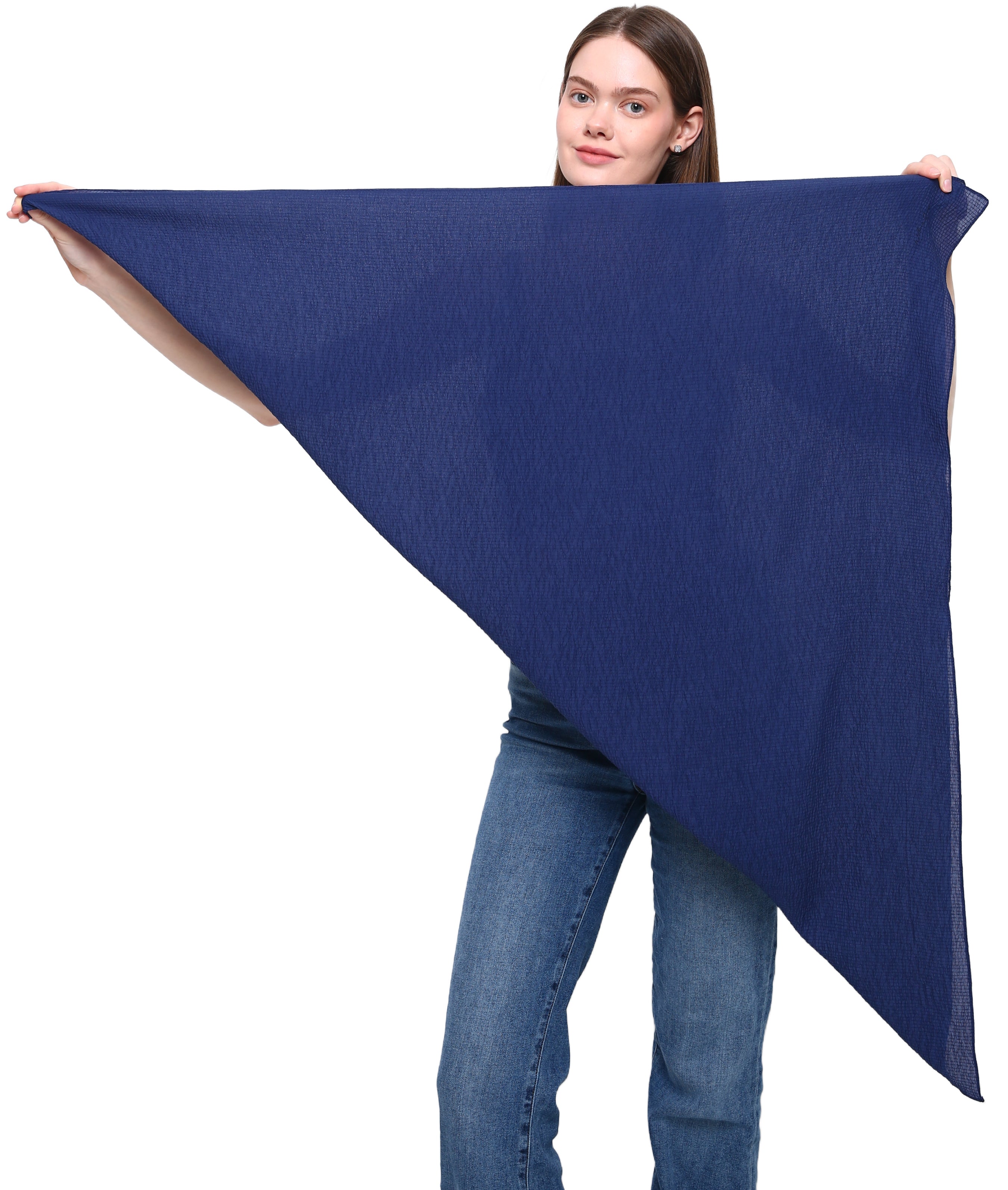 PRE-SHRUNK SQUARE HEAD SCARF for Hair Loss