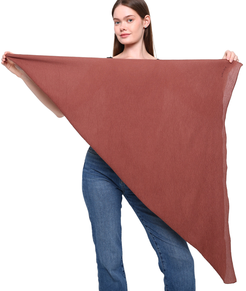 PRE-SHRUNK SQUARE HEAD SCARF for Hair Loss