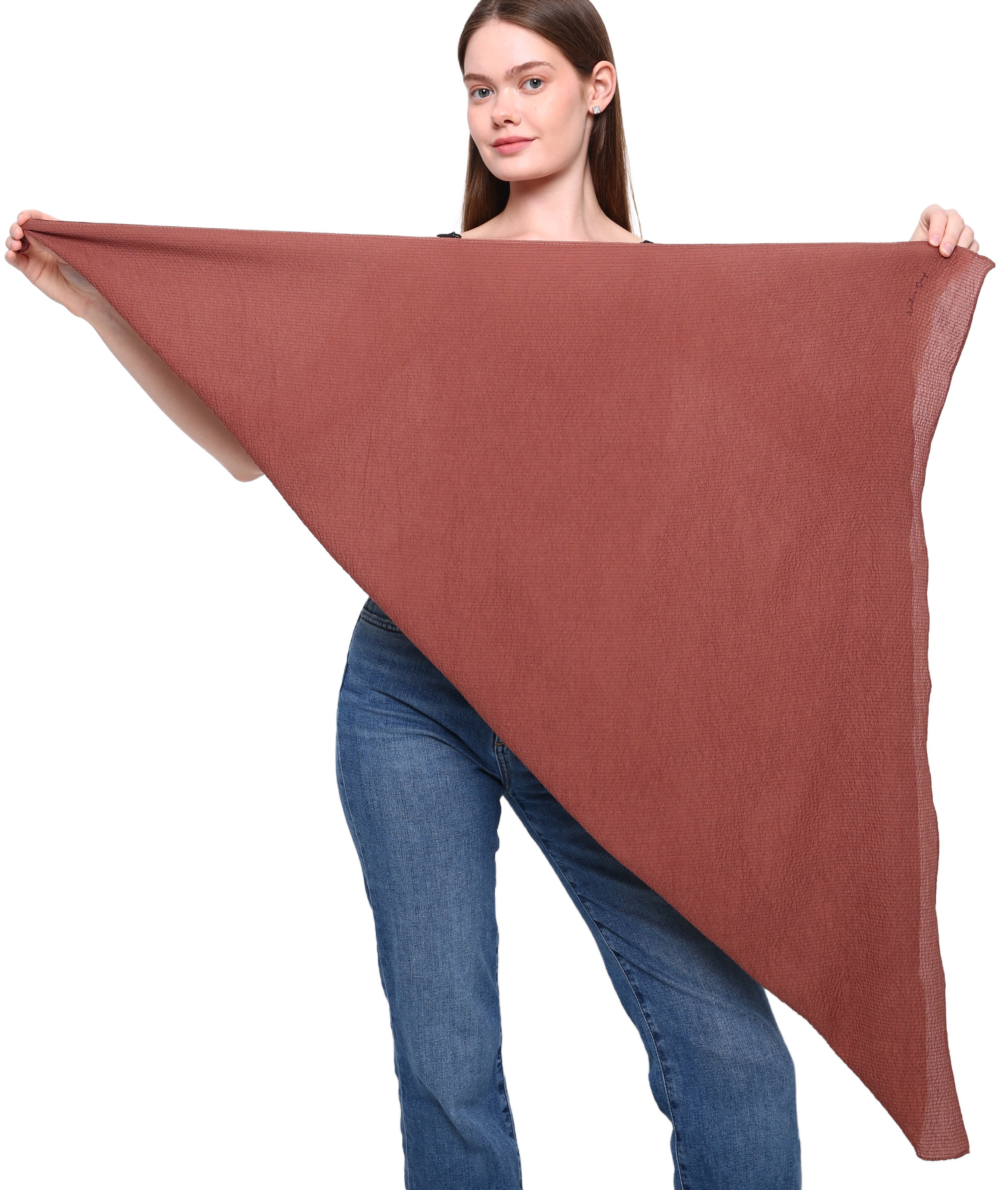 PRE-SHRUNK SQUARE HEAD SCARF for Hair Loss