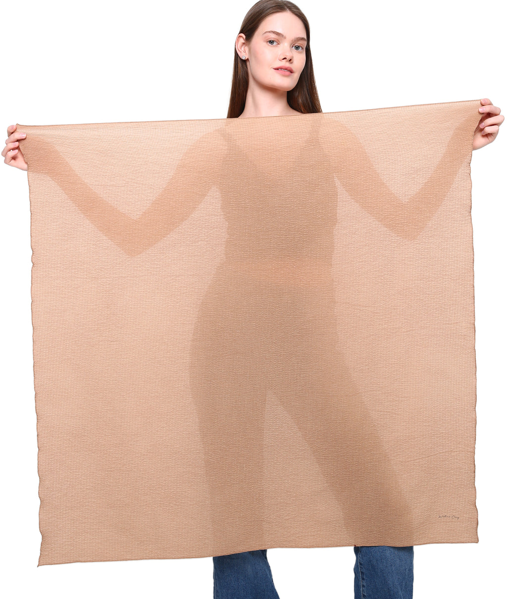 PRE-SHRUNK SQUARE HEAD SCARF for Hair Loss