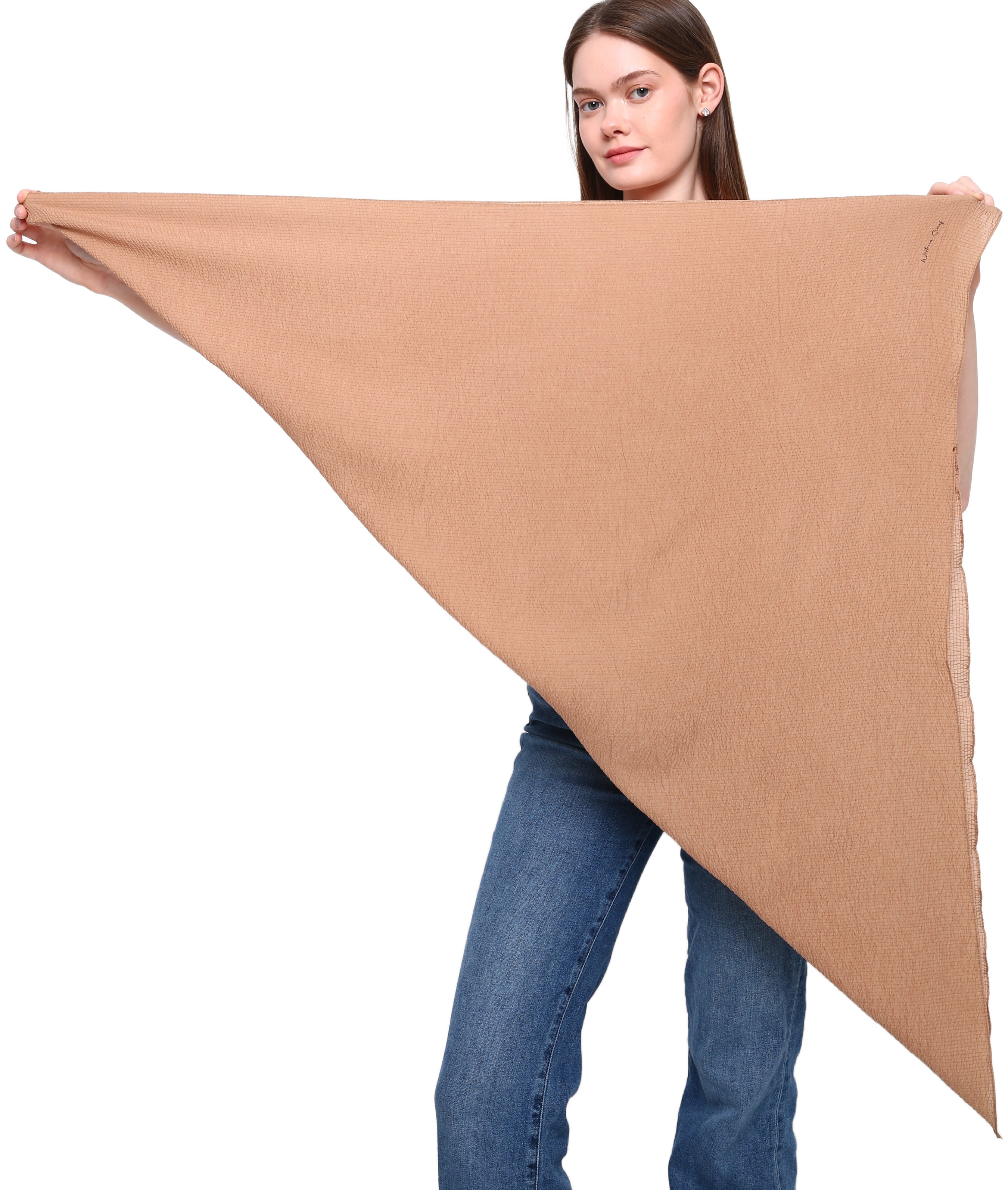 PRE-SHRUNK SQUARE HEAD SCARF for Hair Loss