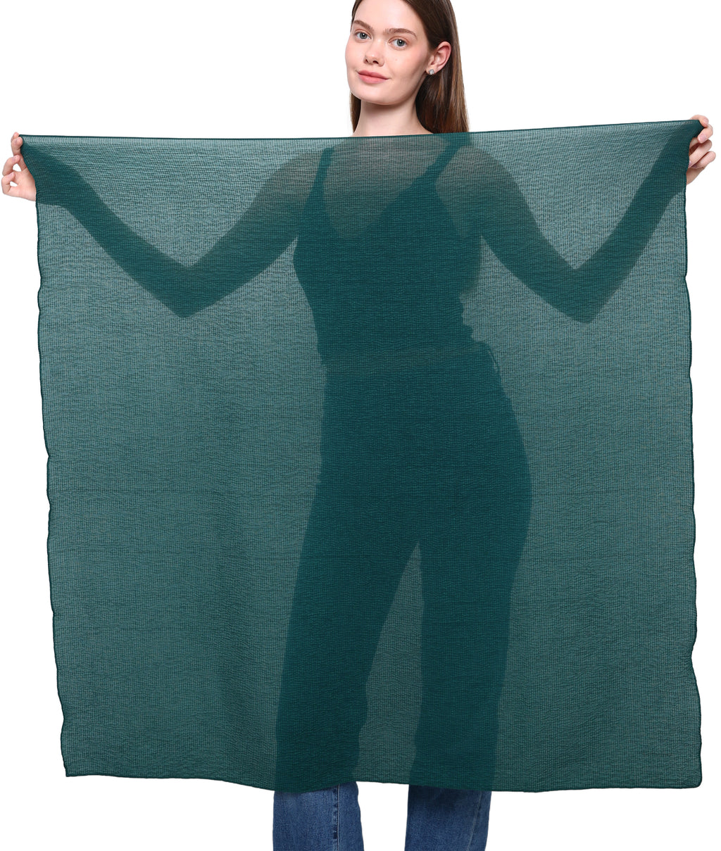 PRE-SHRUNK SQUARE HEAD SCARF for Hair Loss