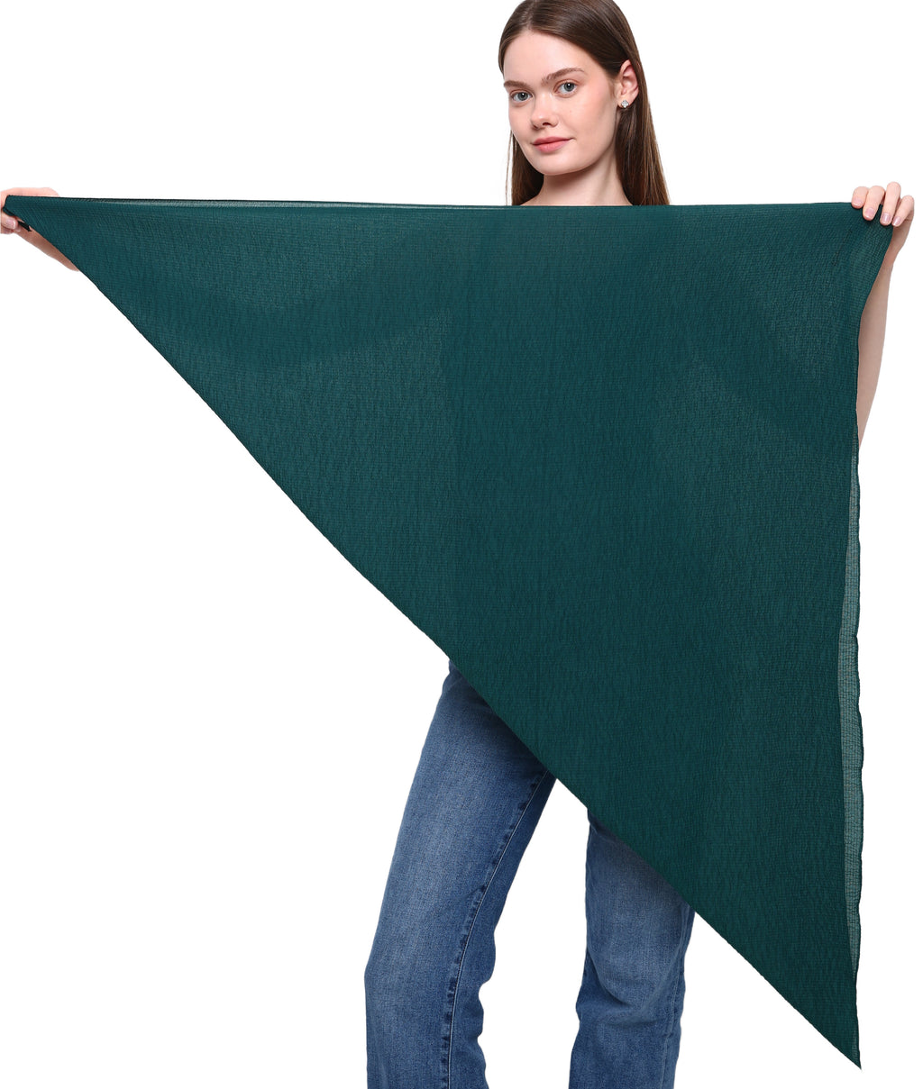 PRE-SHRUNK SQUARE HEAD SCARF for Hair Loss