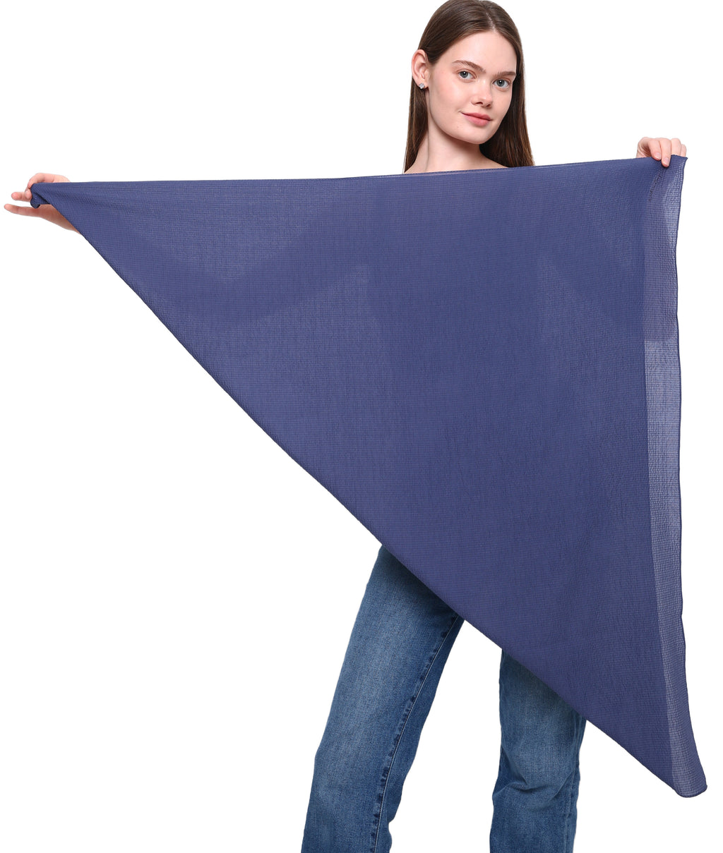 PRE-SHRUNK SQUARE HEAD SCARF for Hair Loss