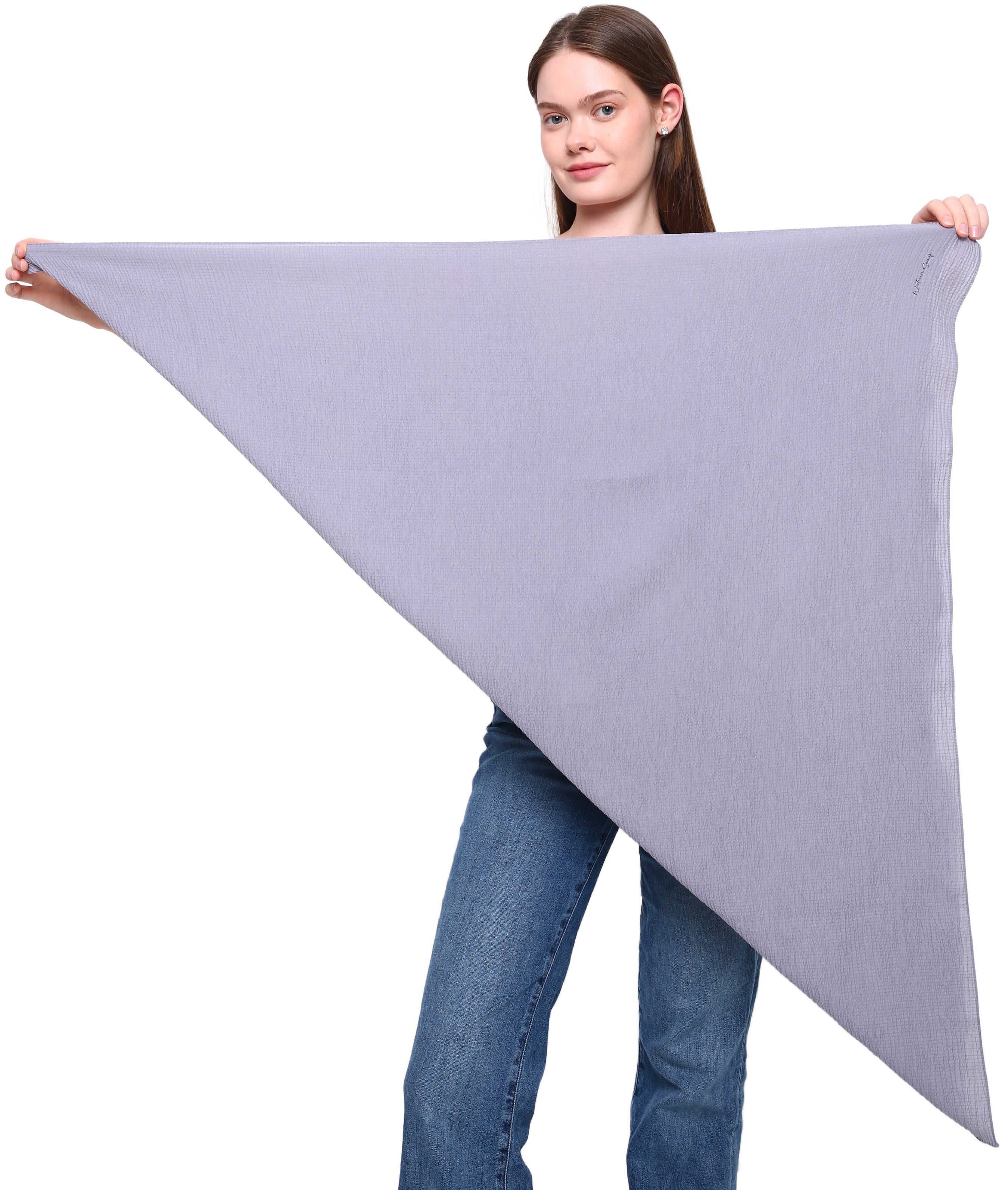 PRE-SHRUNK SQUARE HEAD SCARF for Hair Loss