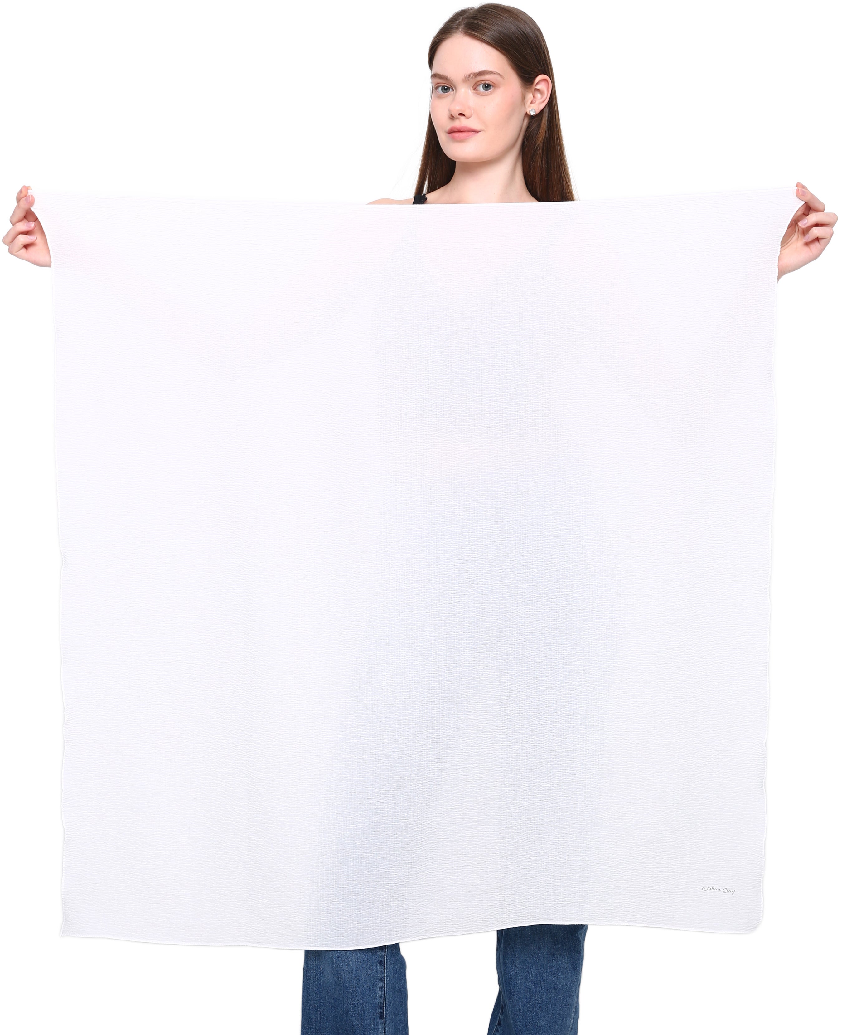 PRE-SHRUNK SQUARE HEAD SCARF for Hair Loss