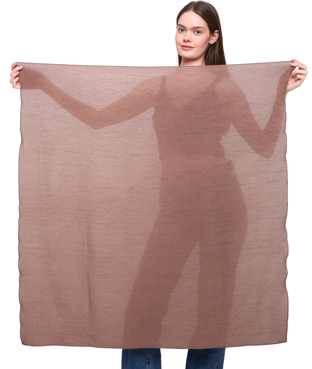 PRE-SHRUNK SQUARE HEAD SCARF for Hair Loss