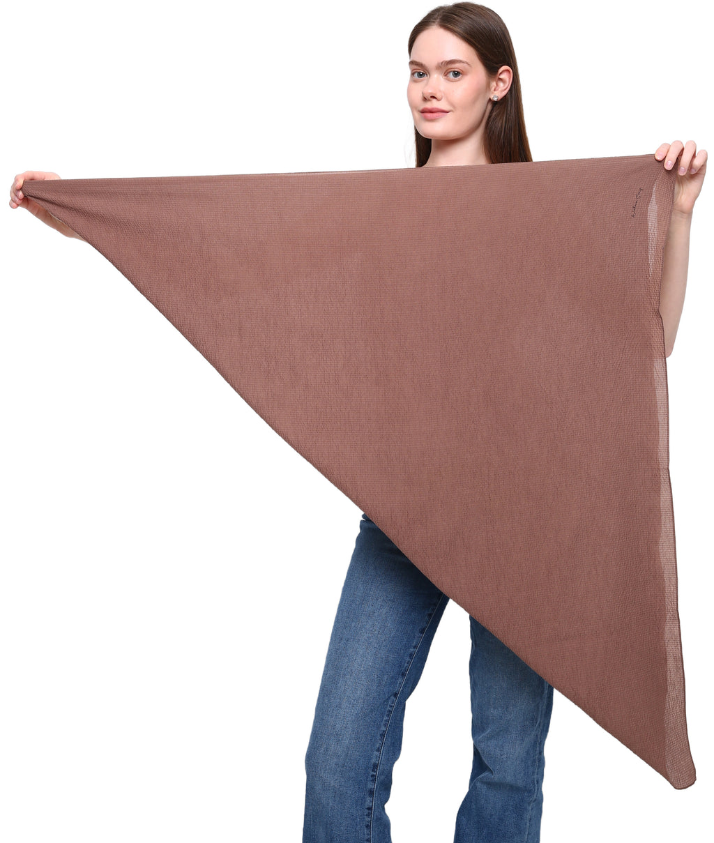 PRE-SHRUNK SQUARE HEAD SCARF for Hair Loss