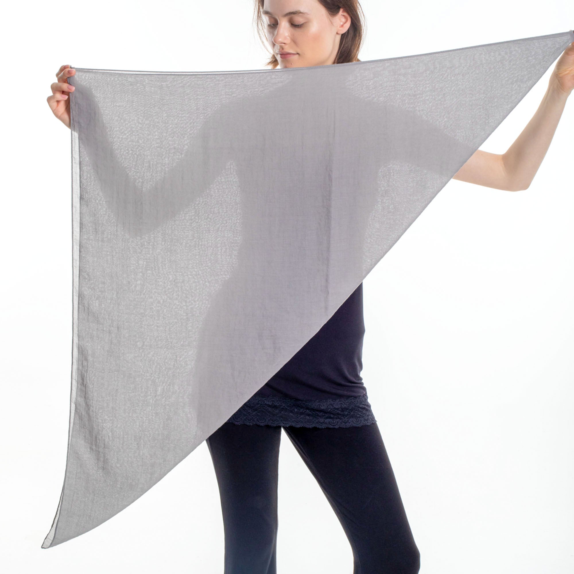 SQUARE HEAD SCARF, Large Viscose Head Scarves