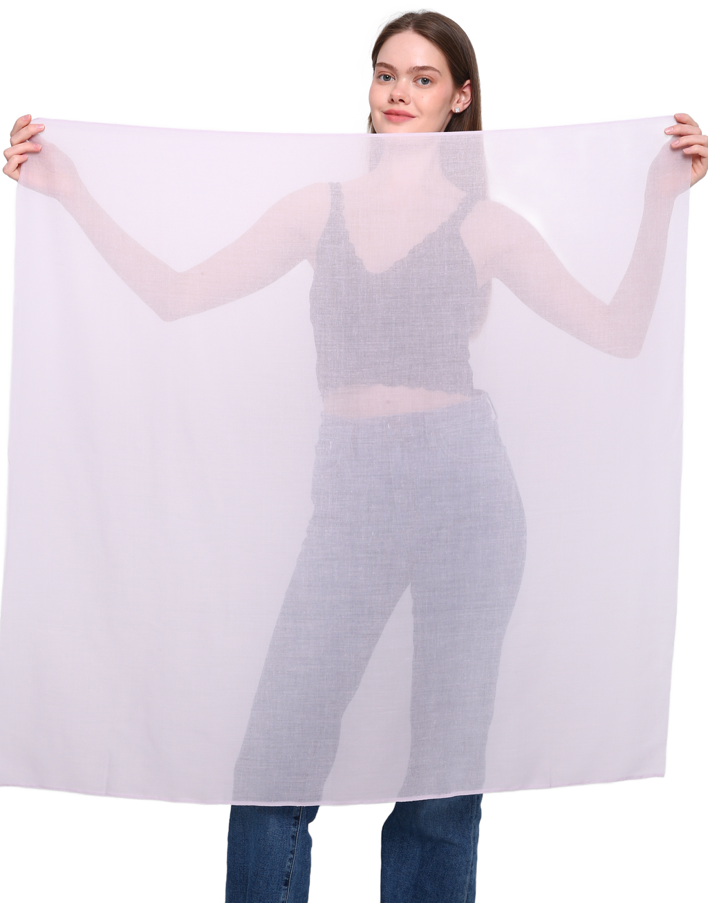 SEAMLESS SQUARE VISCOSE HEAD SCARF various colors, beautiful drape, soft and breathable with laser cut