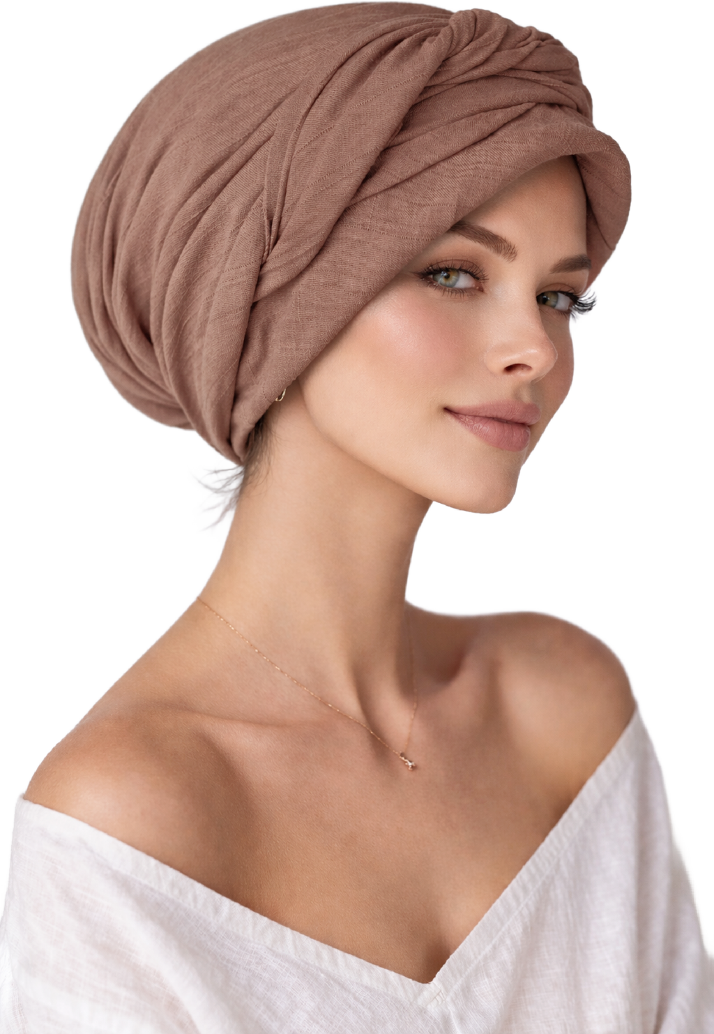 EASY TIE pre-sew COTTON HEAD SCARF for Hair Loss